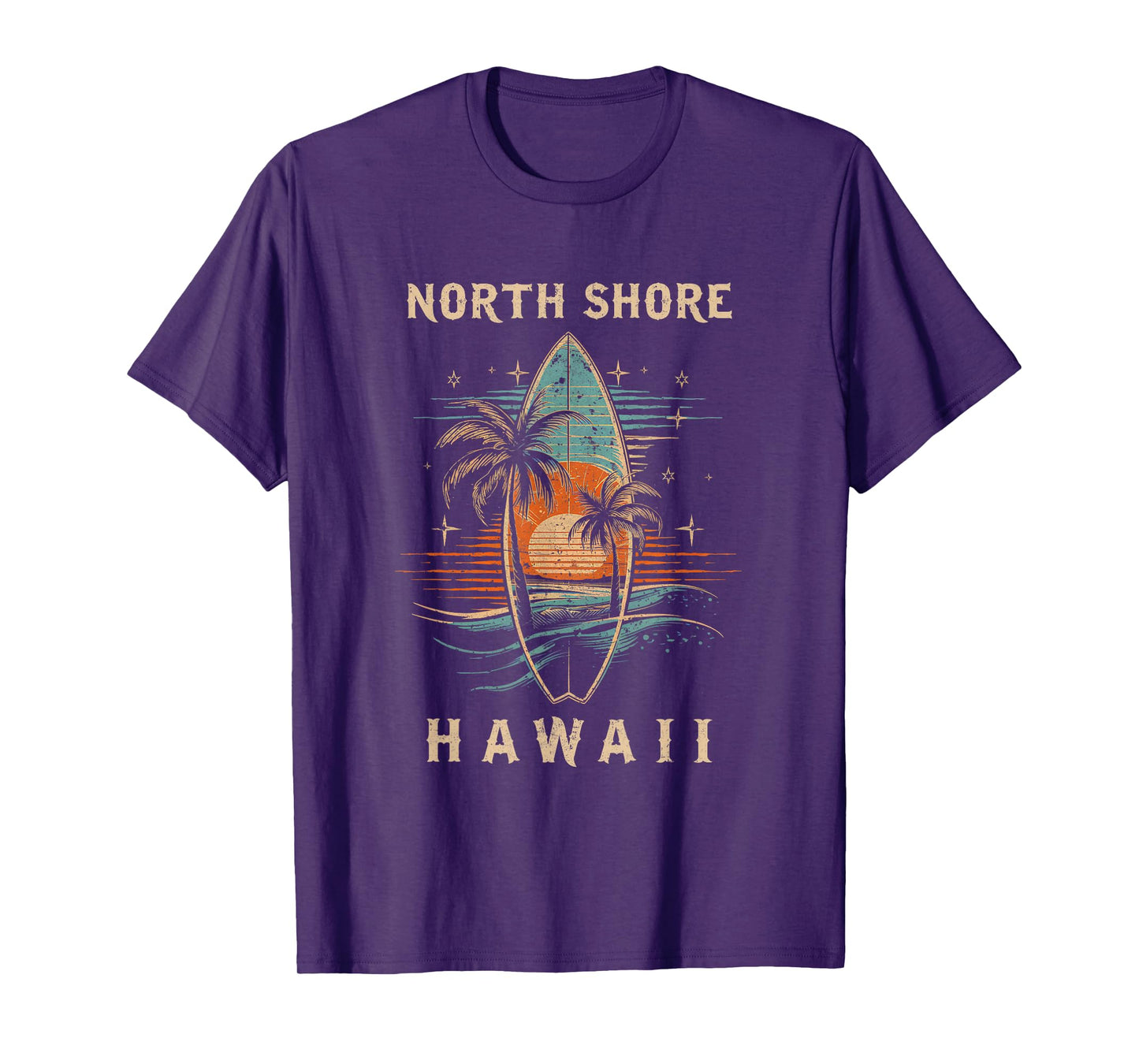 Surfboarder North Shore Hawaii Surf Board Surfing Surfer T-Shirt