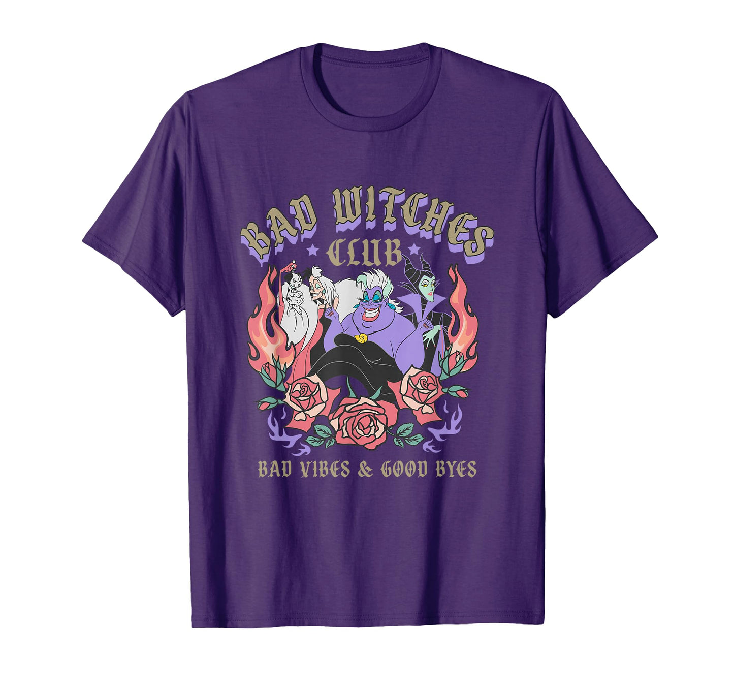 Disney The Villains Ursula Maleficent Cruella Club T-Shirt