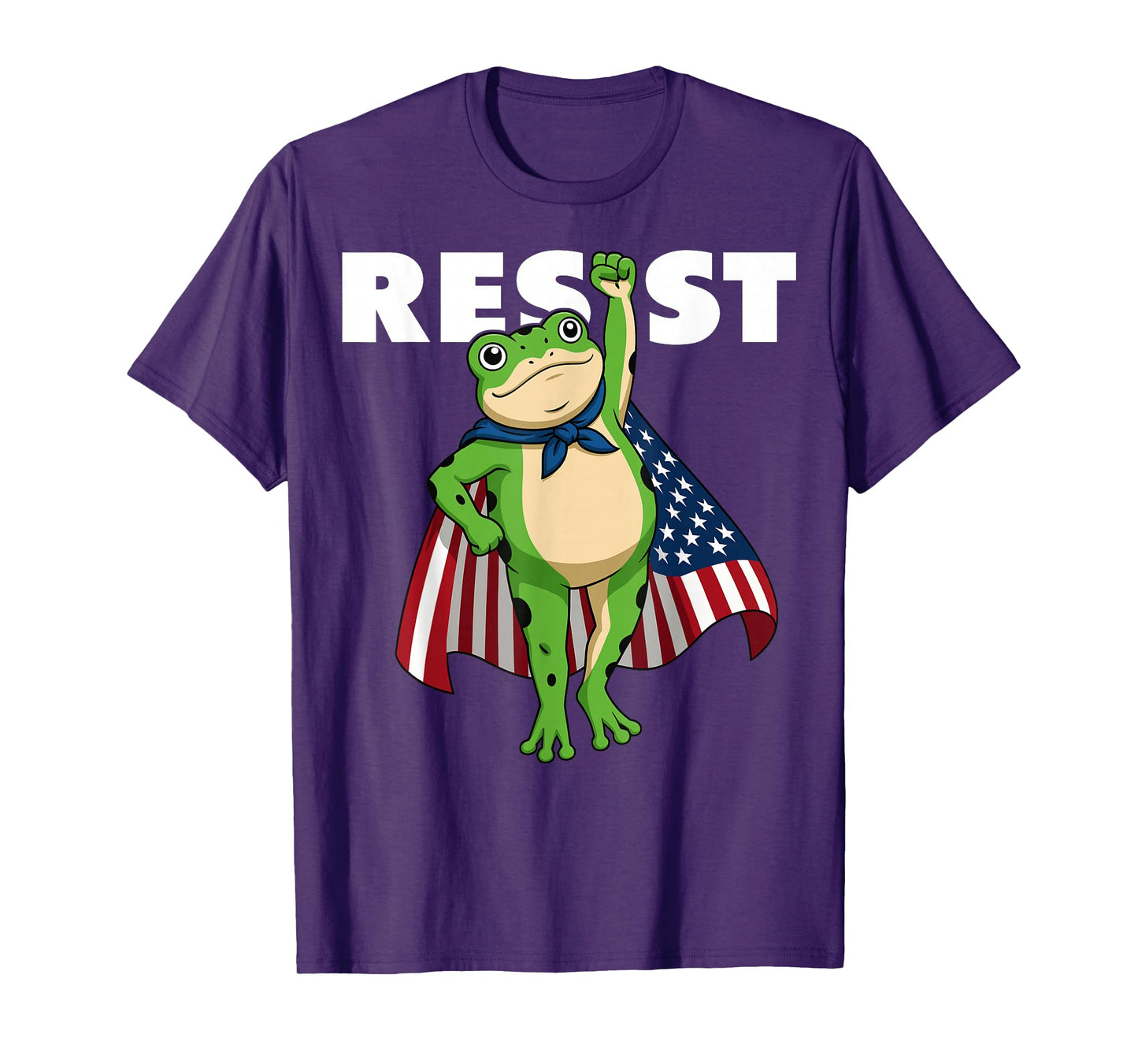 Portland Frog Protest Resist for Men and Women No Kings T-Shirt