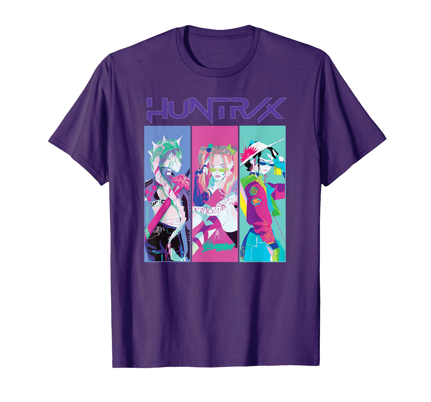 Kpop Demon Hunters HUNTR/X Girls Officially Licensed T-Shirt