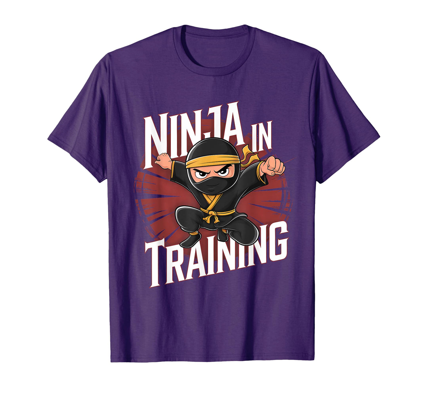 Ninja In Training Costume Party Warrior Boys Girls Kids T-Shirt