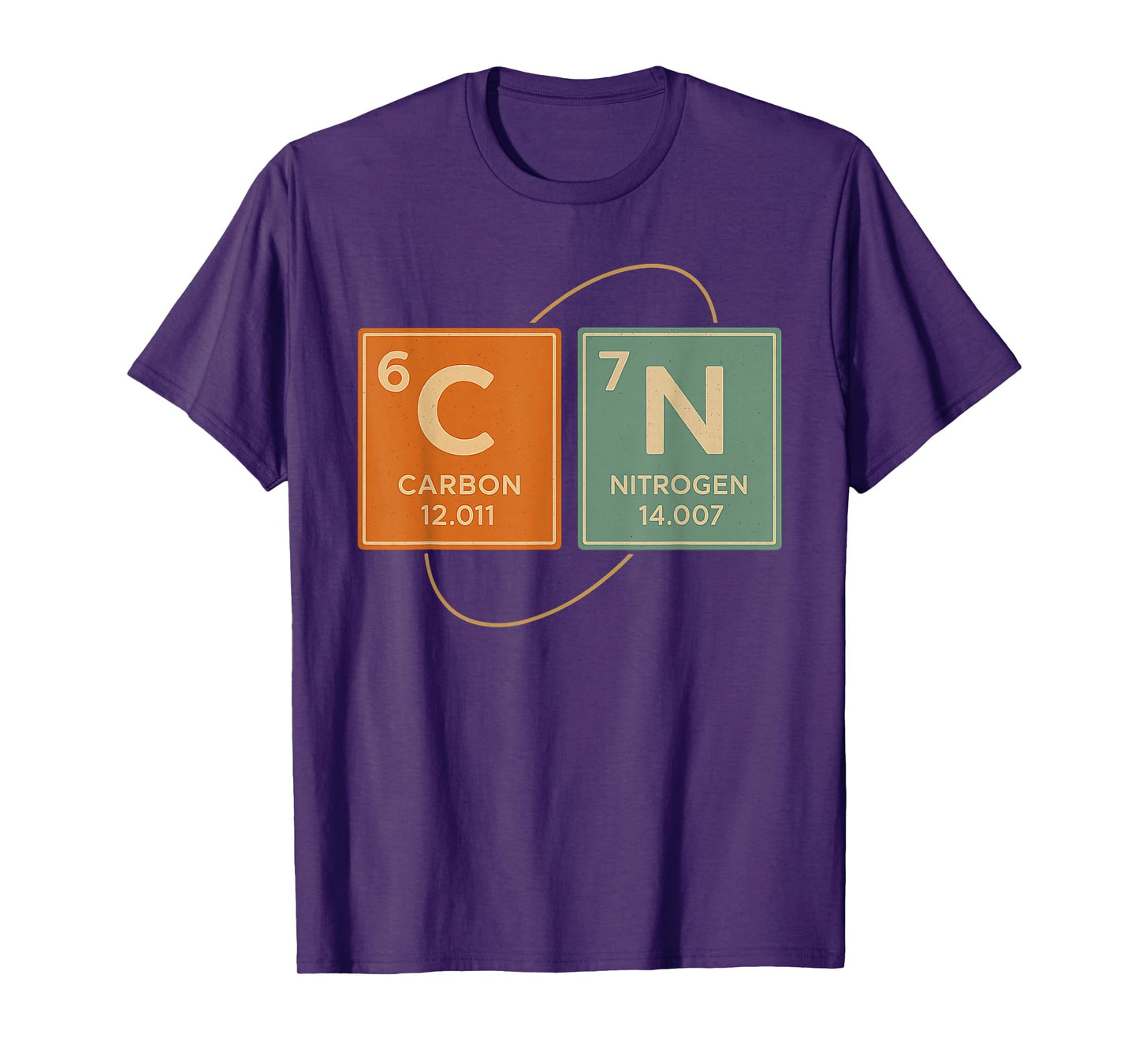 Retro Funny 6 7 Carbon Nitrogen Periodic Design T-Shirt