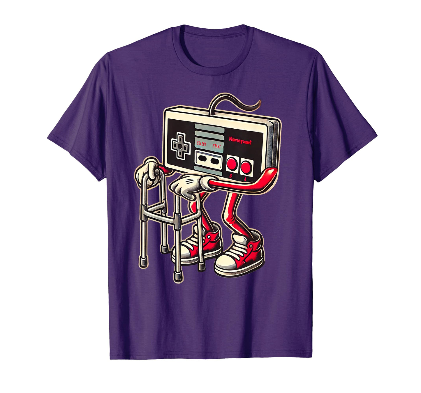 Funny Old Video Game Art Gaming Graphic Tee For Men Boys T-Shirt