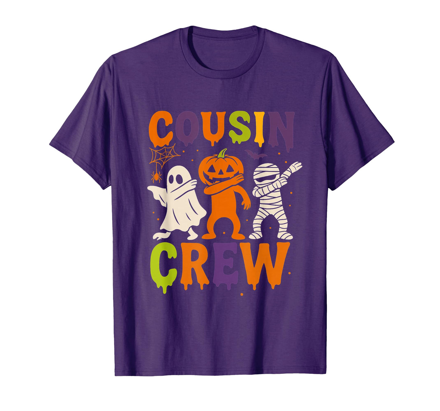 Halloween Cousin Crew 2025 Kids Matching Cousins Spooky T-Shirt