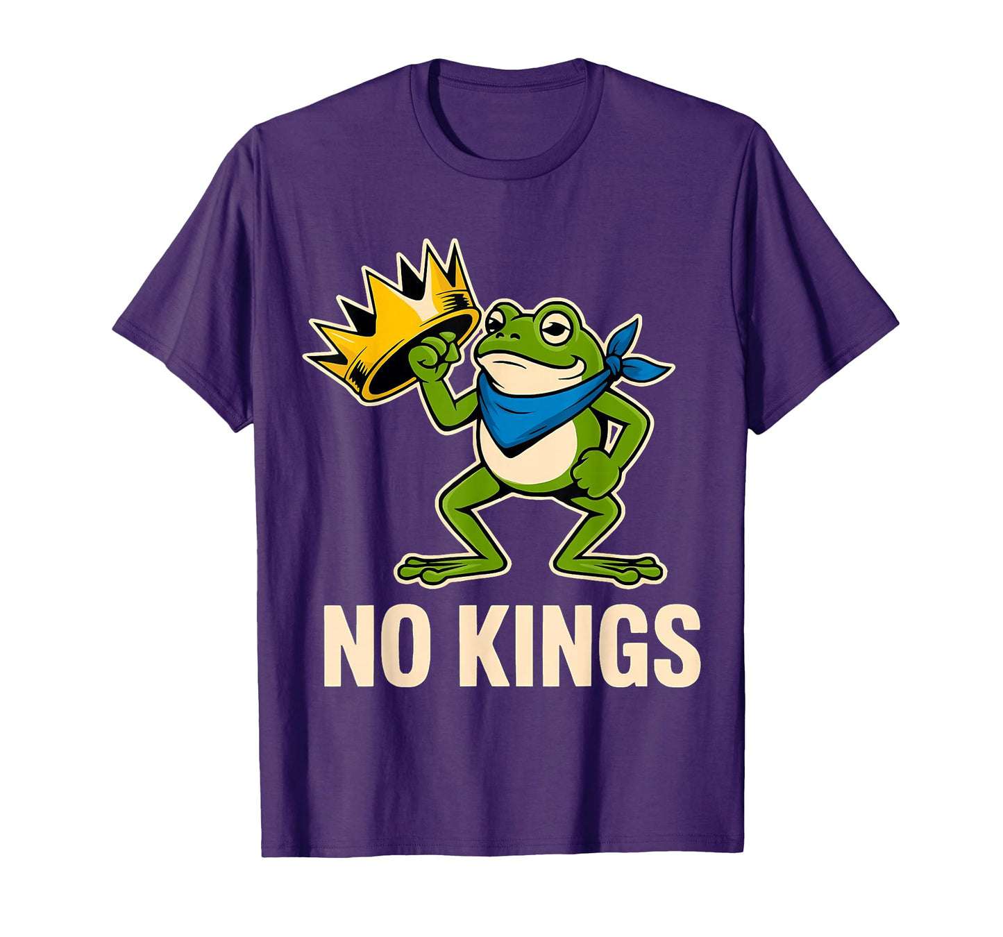 No Kings Shirt Men Women Portland Frog Protest T-Shirt