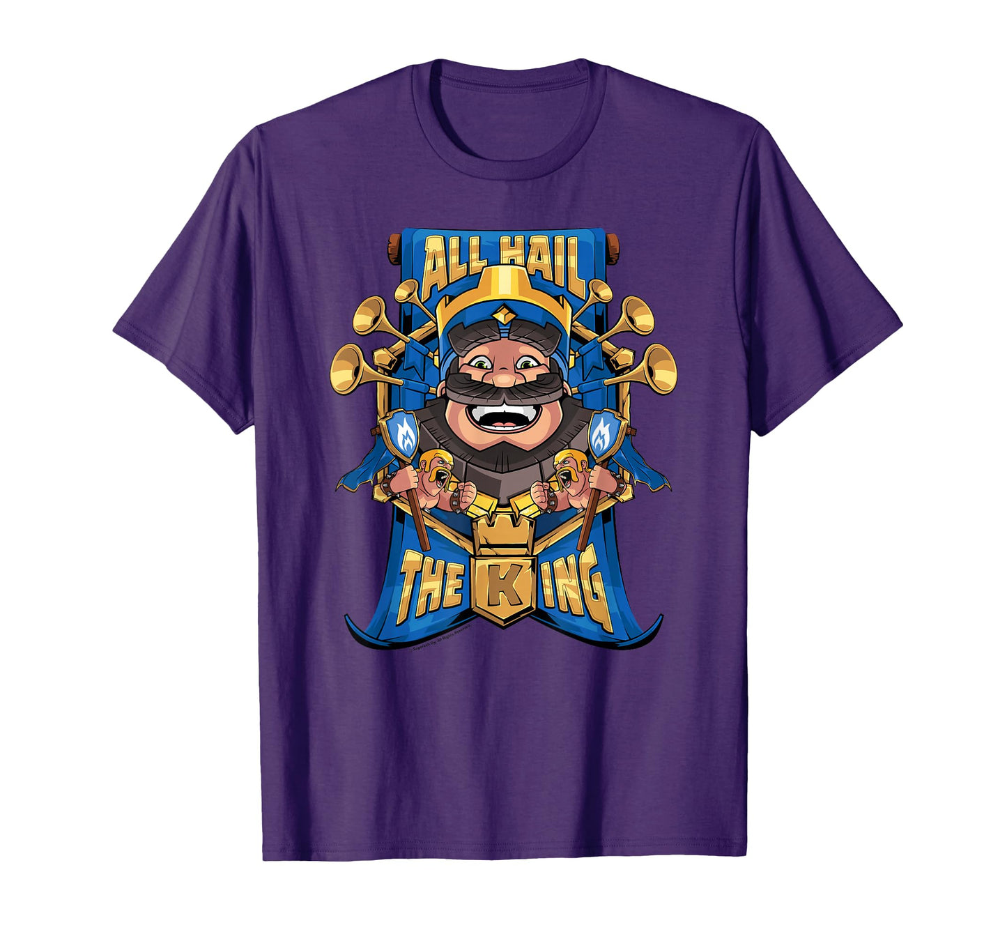 Clash Royale All Hail The King Epic Royal Portrait T-Shirt