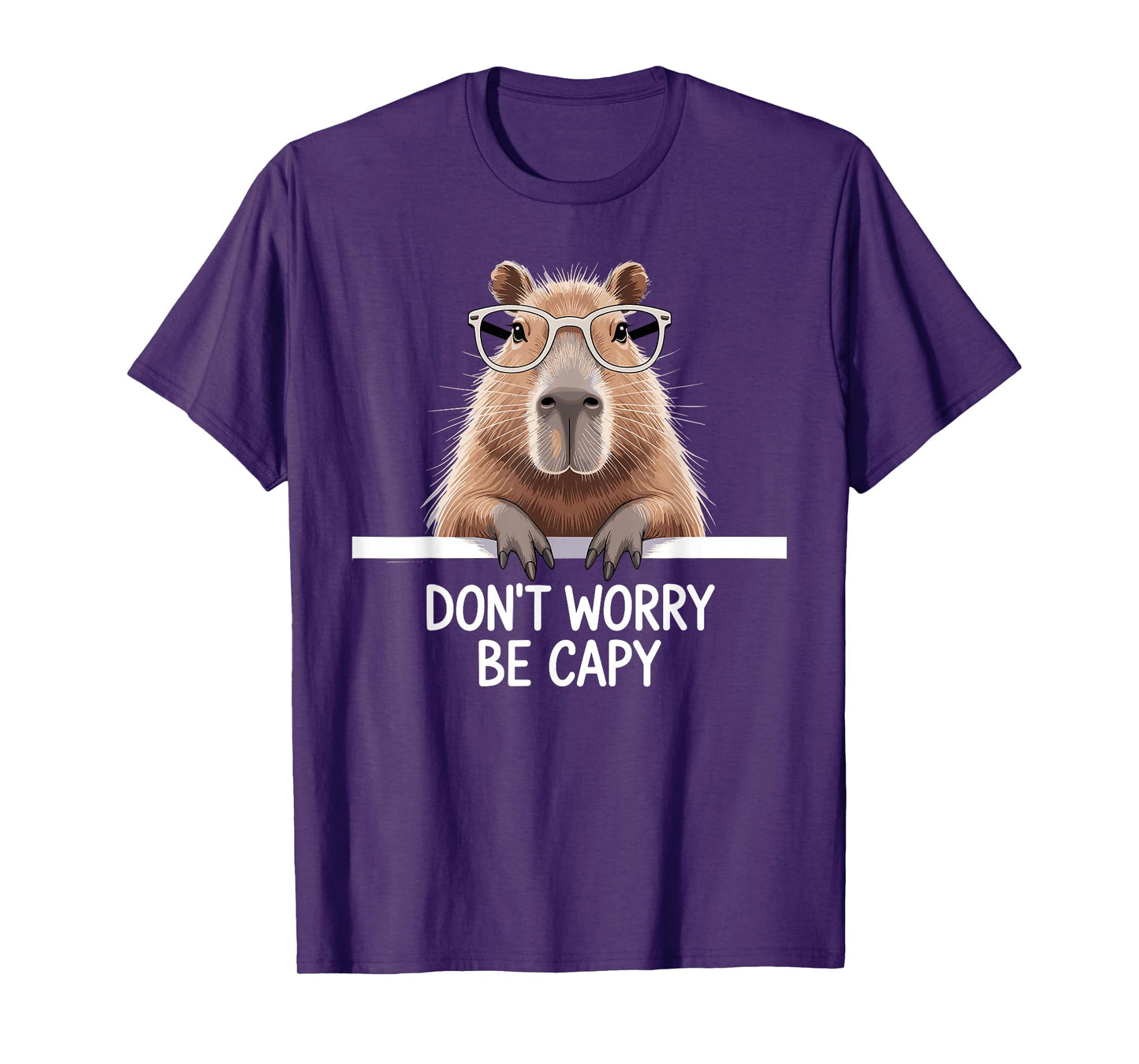 Funny Capybara Art for Men Women Kids Capybara Lover T-Shirt