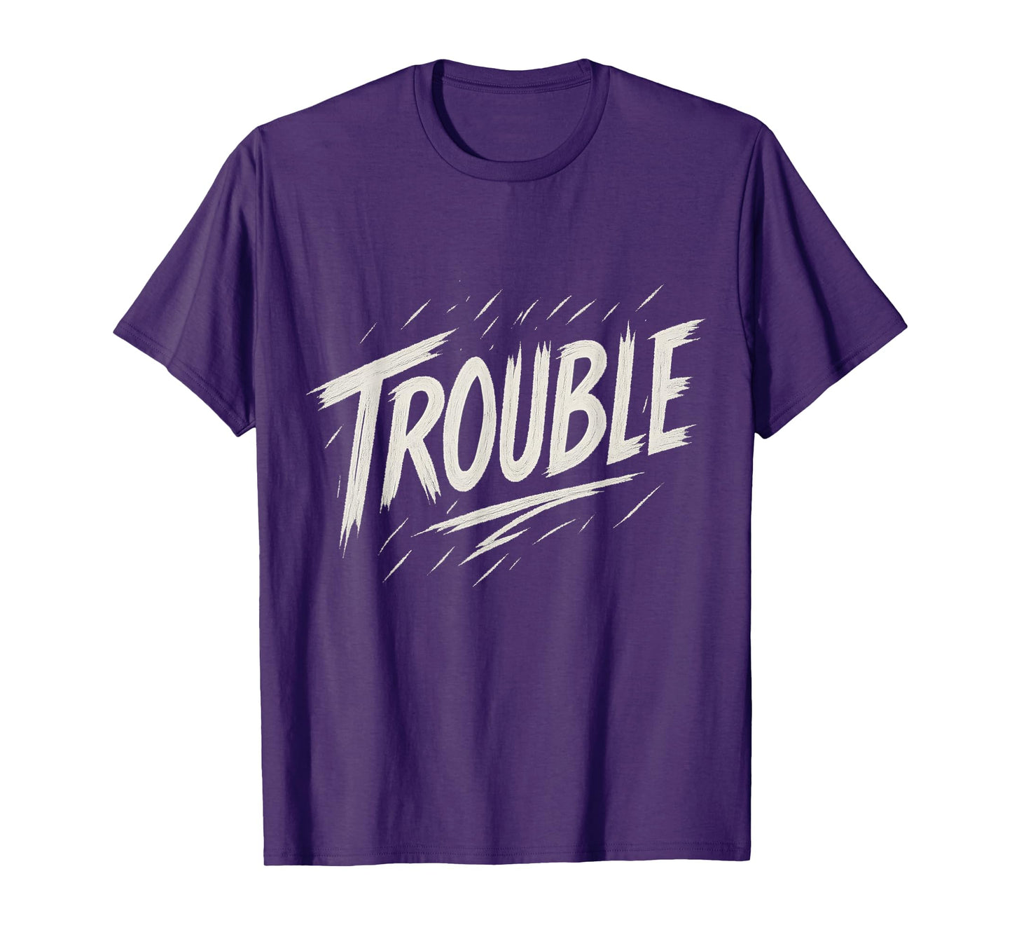 Where I Go Trouble Follows Funny Couple Matching Trouble T-Shirt