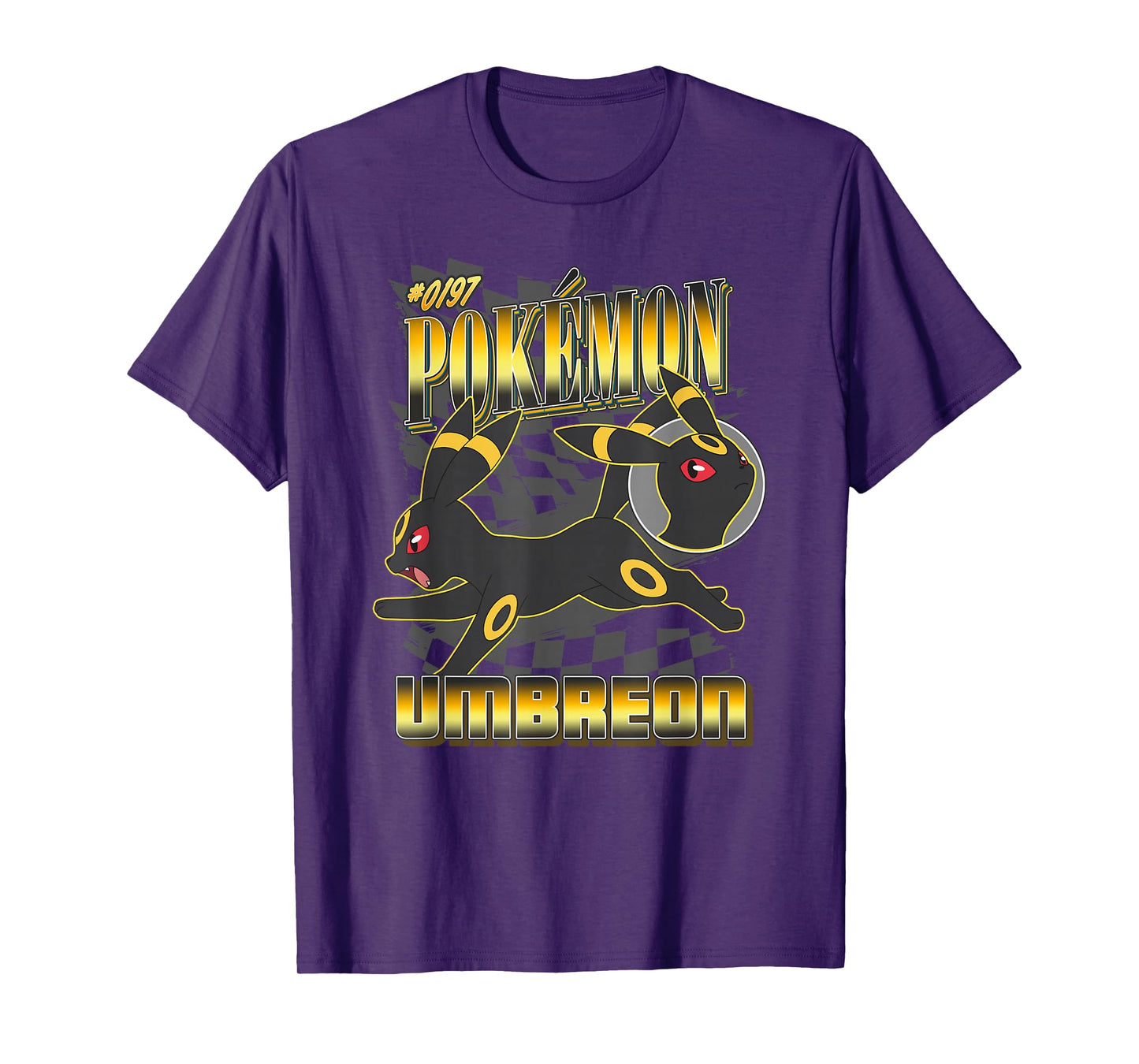 Pokémon 0197 Umbreon Racing Style Poster T-Shirt