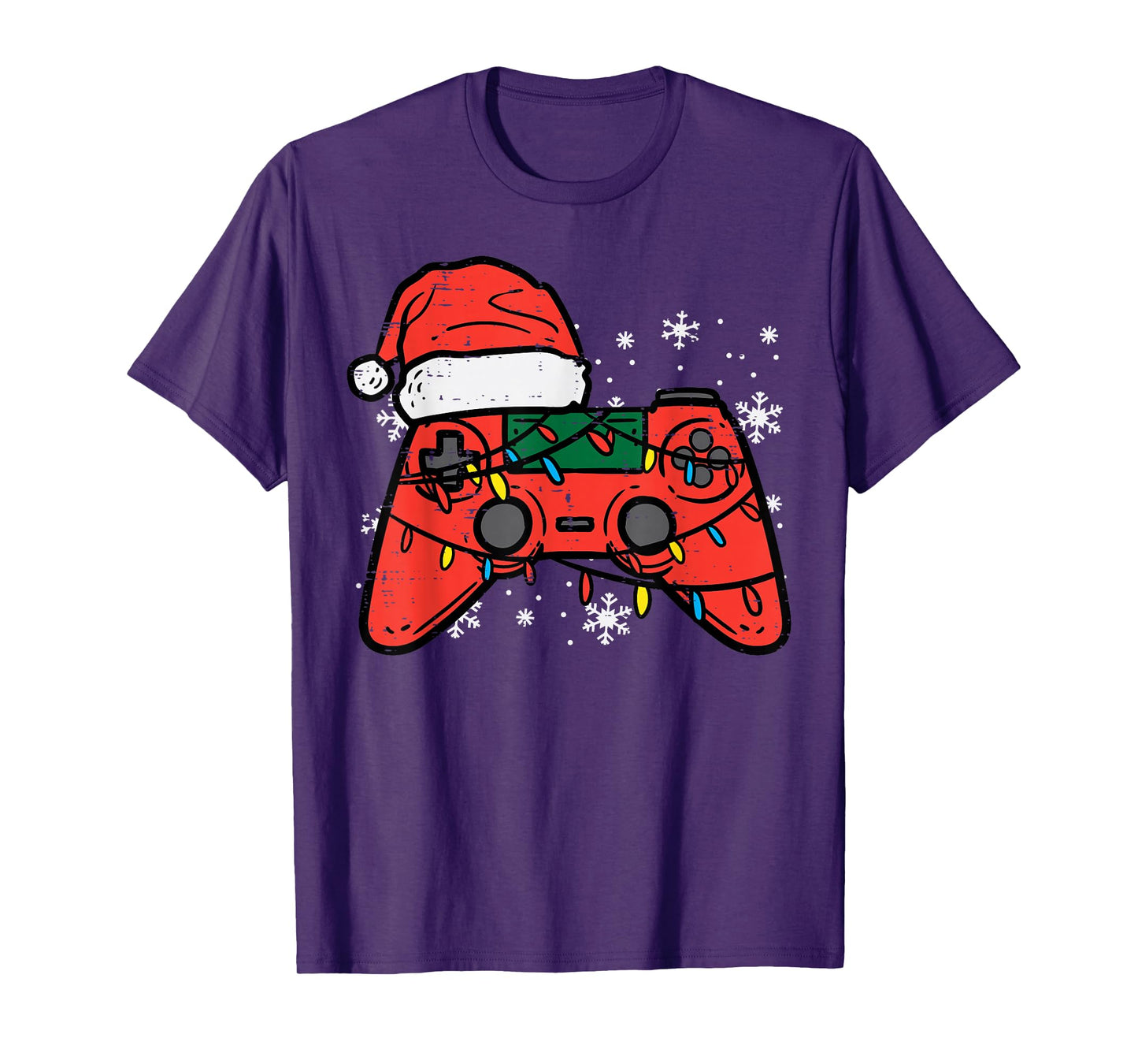 Christmas Gamer Controller Xmas Boys Kids Youth Men Teen T-Shirt