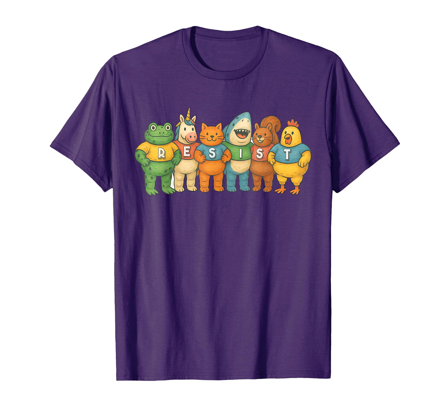 Portland Frog Funny City Art - Portland Frog Protest T-Shirt