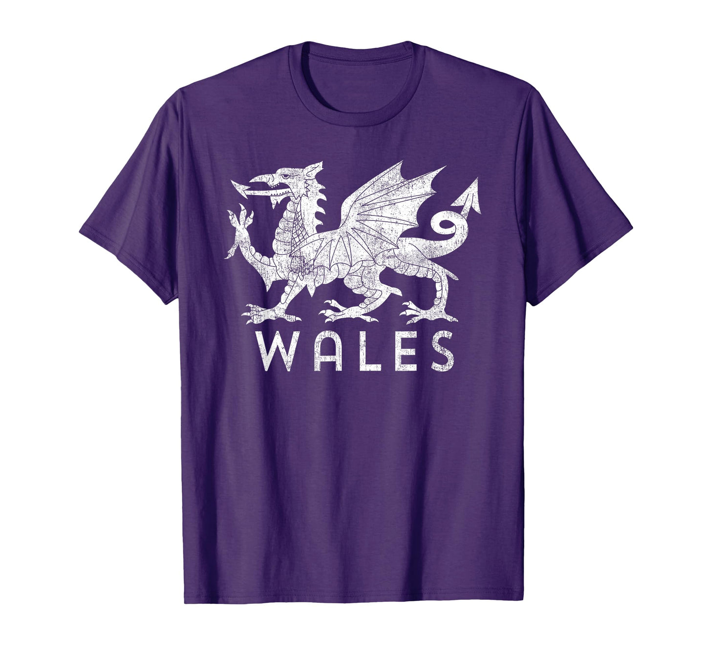 Distressed Rugby Welsh Tee Cymru Flag of Wales T-Shirt