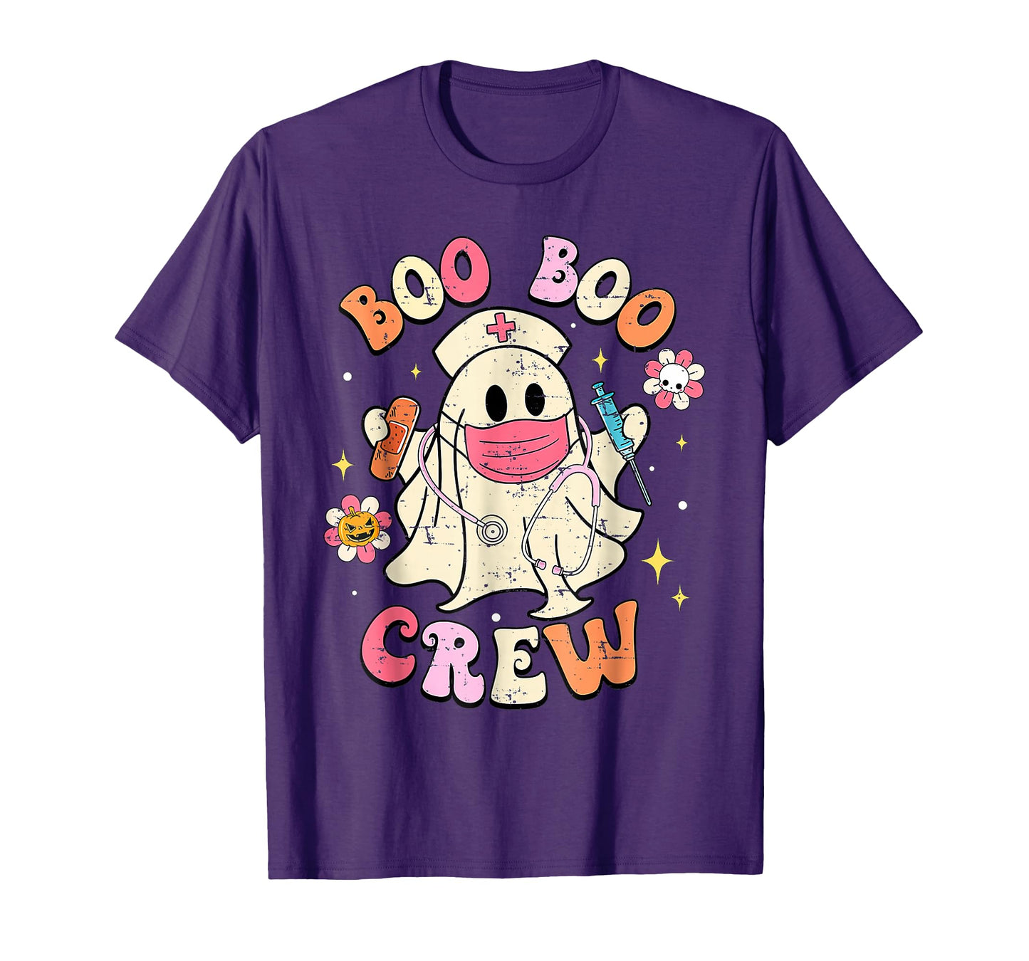Boo Boo Crew Nurse Halloween T-Shirt