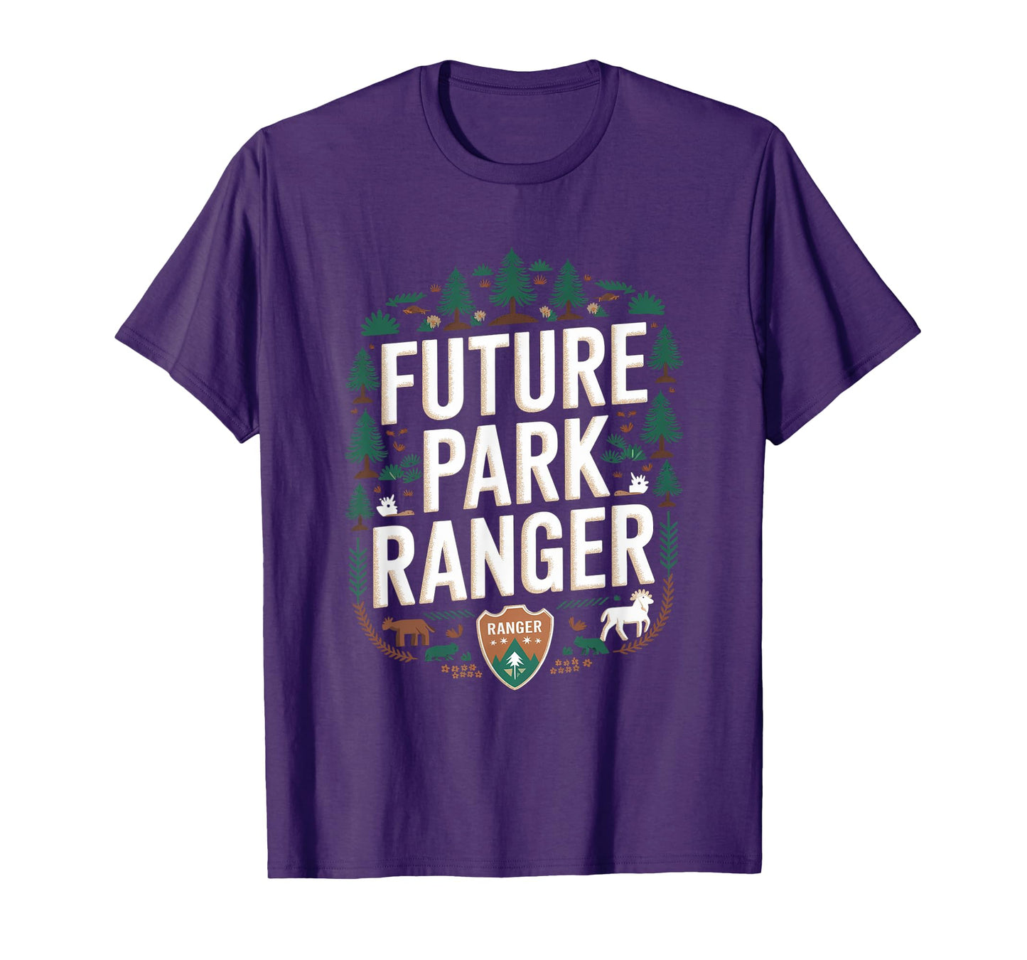 Future Park Ranger Toddler Kids School Women Men T-Shirt