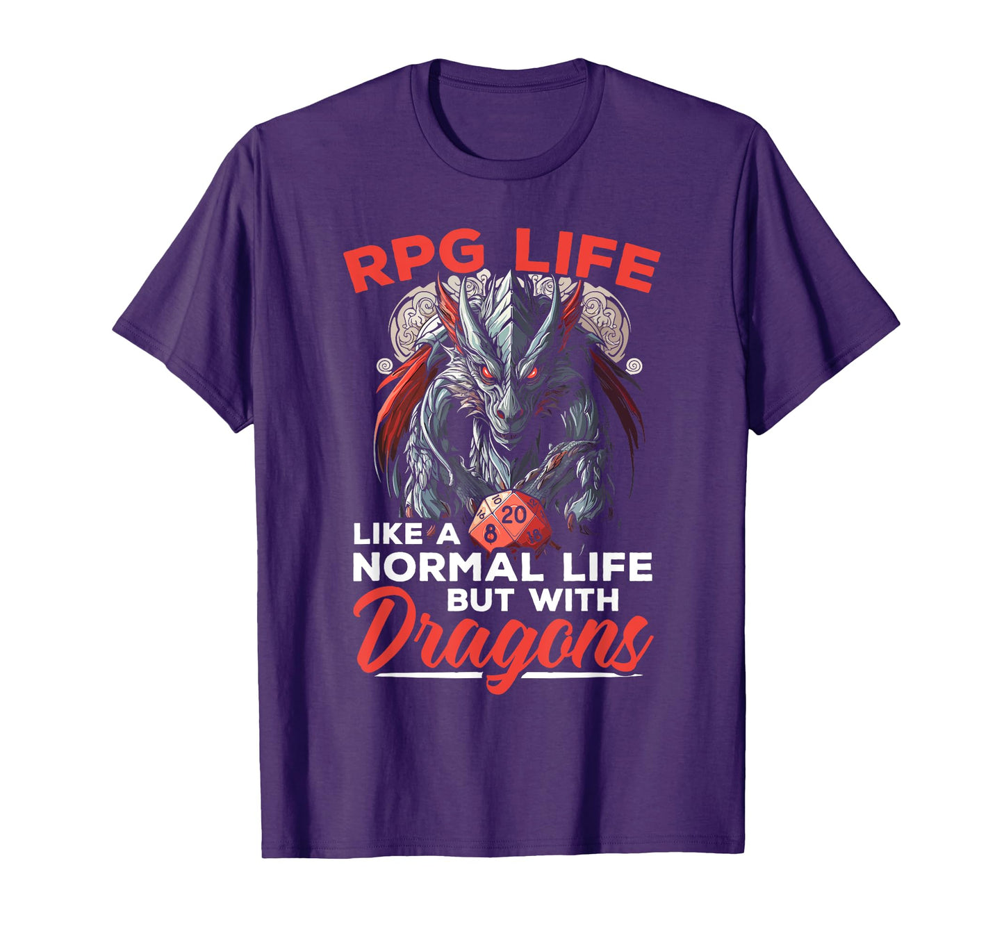 RPG Gaming Role Playing D20 Tabletop Games Funny RPG Gamer T-Shirt