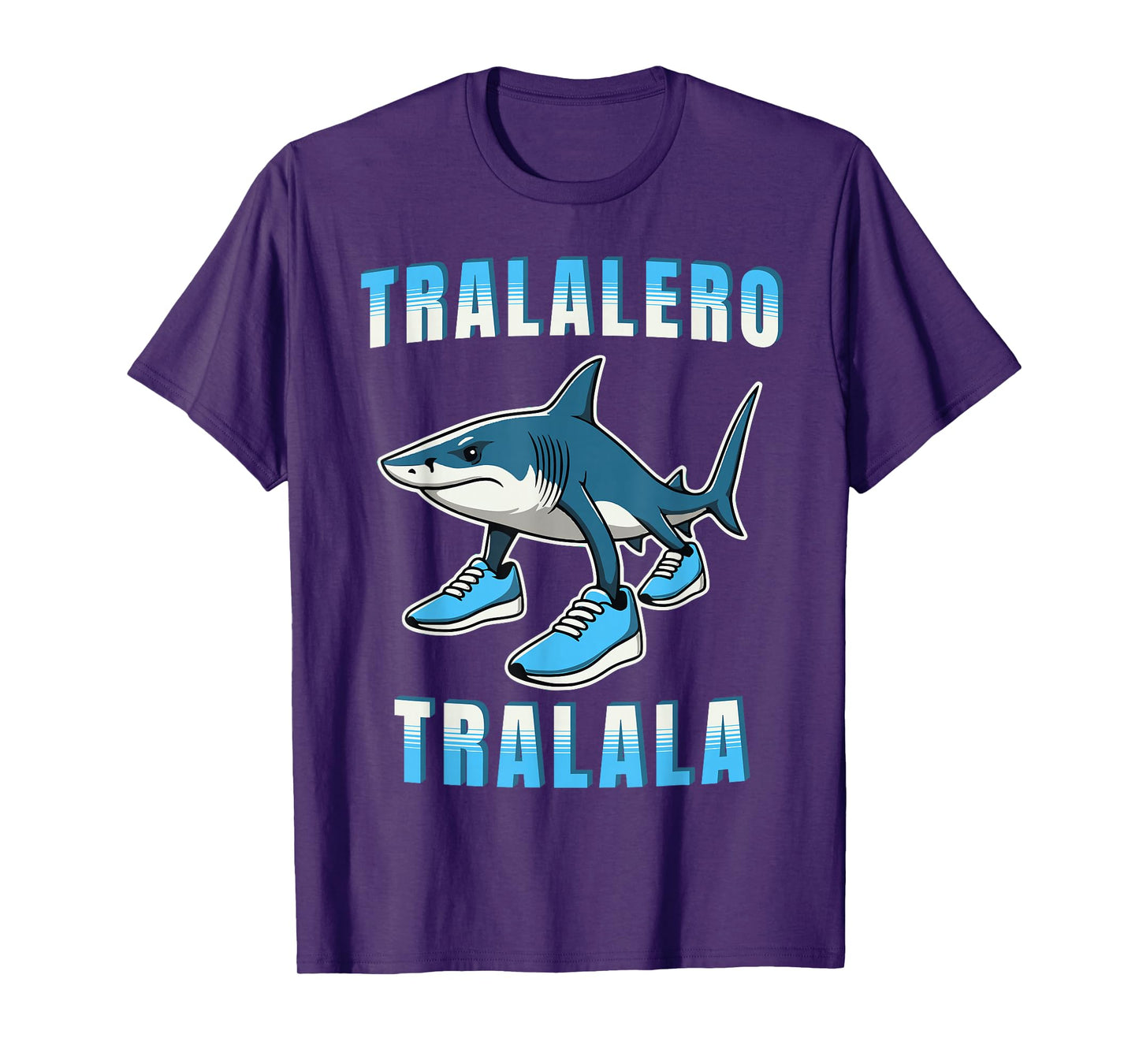 Tralalero Tralala Funny Italian Brainrot Toddlers Meme T-Shirt