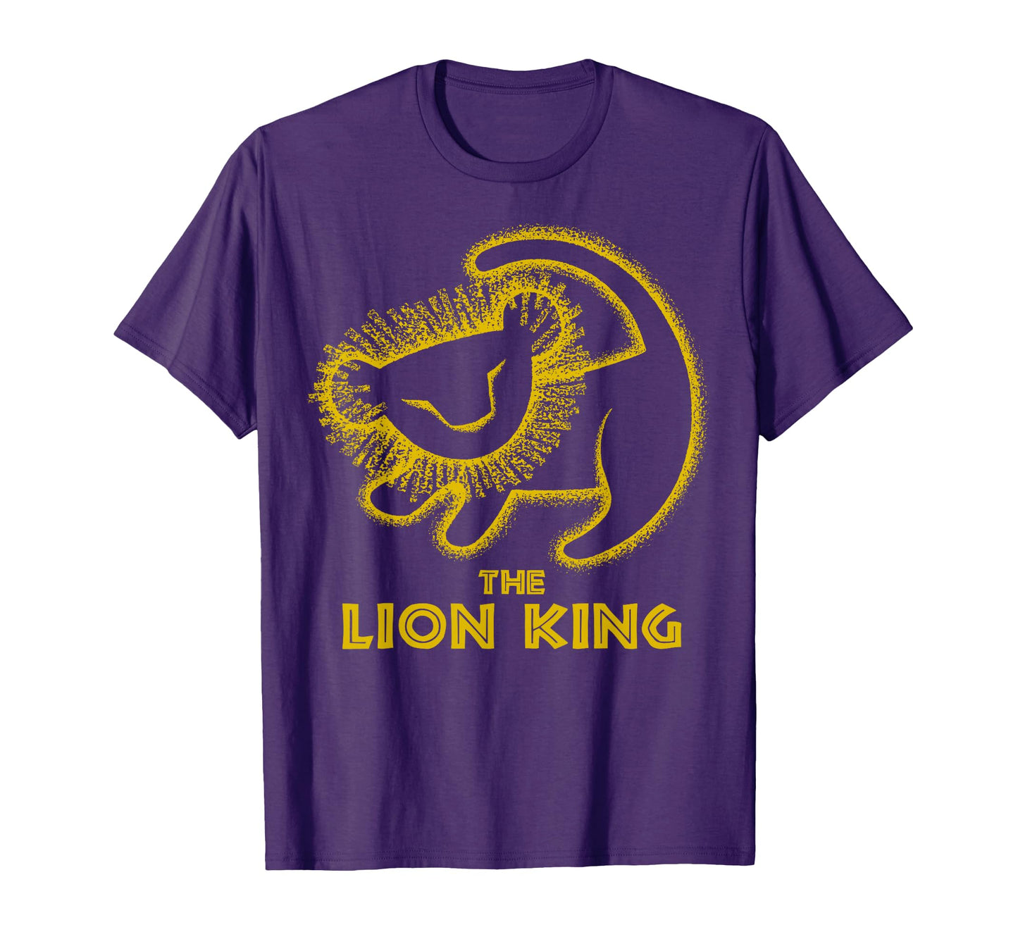 Disney The Lion King Simba Cave Painting Movie Title Logo T-Shirt