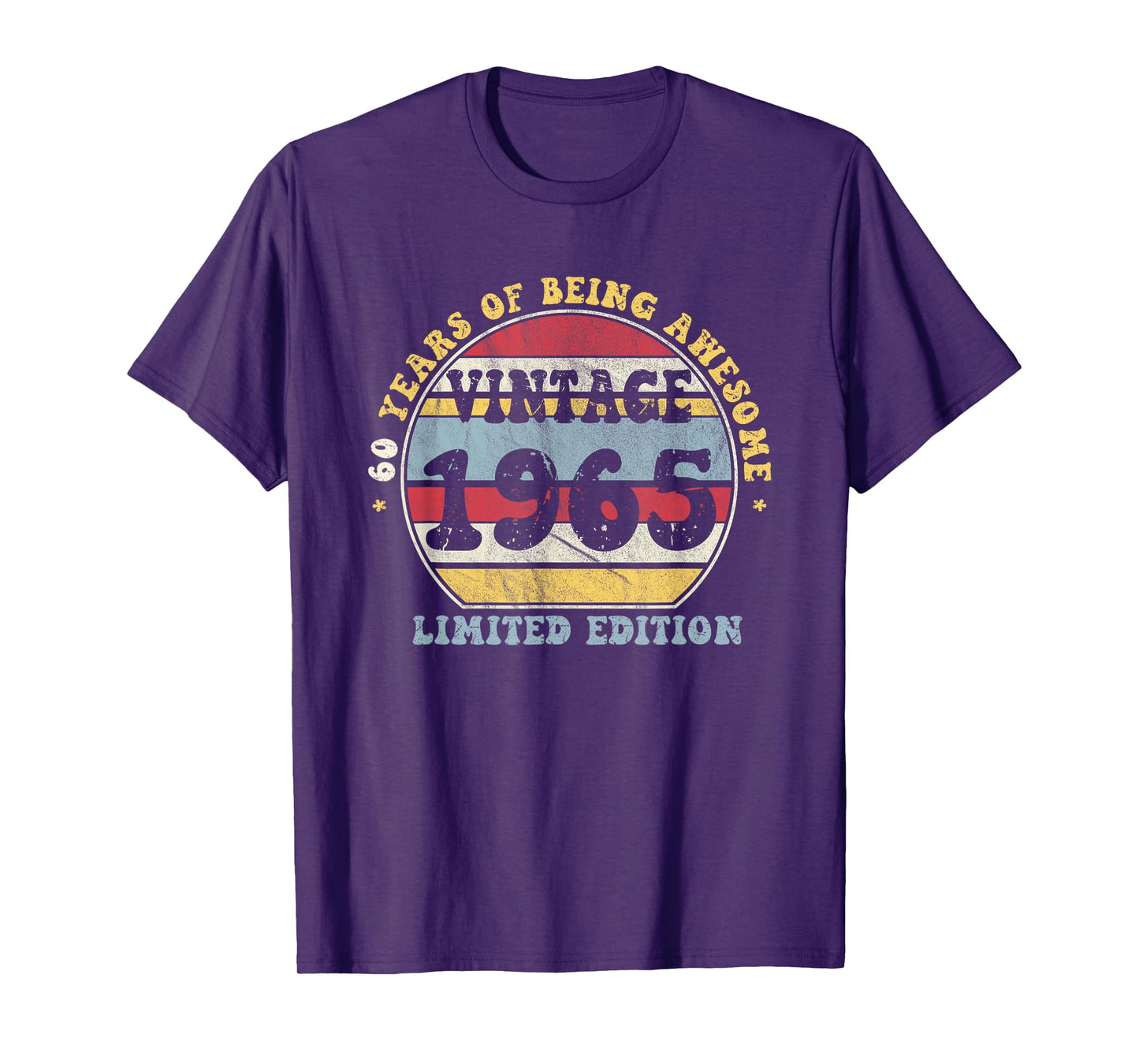 Est 1965 Limited Edition 60-Year-Old Vintage 60th Birthday T-Shirt