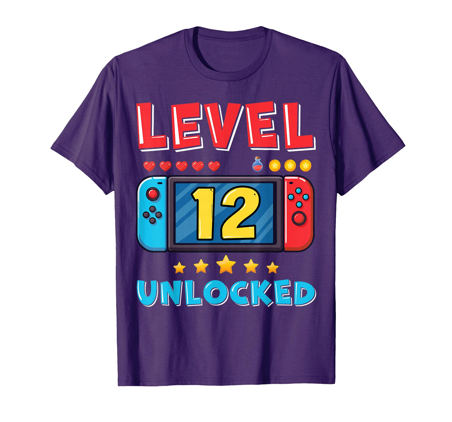 12 Year Old Bday Decorations Son Boy 12yr 12th Birthday T-Shirt