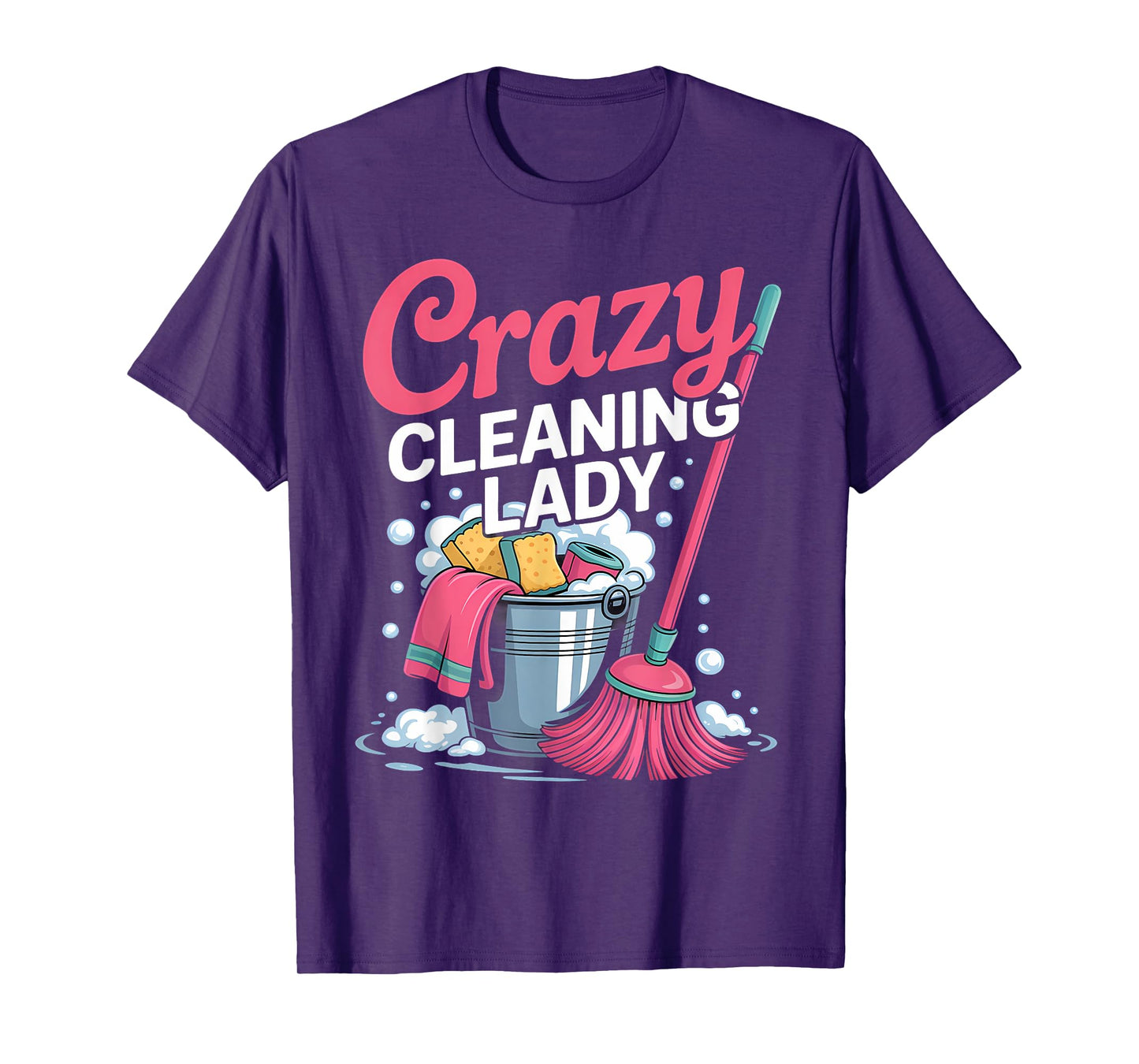 Cleaning Lady Housekeeping Cleaning Lover Housekeeper T-Shirt