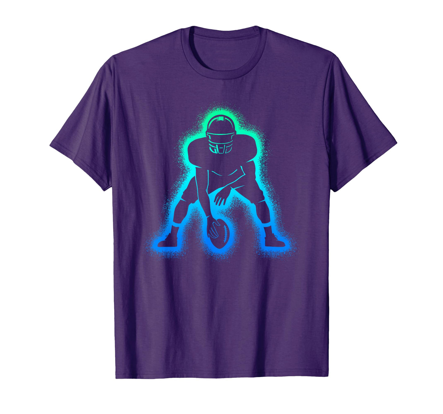 American Football Player Men Boys Football T-Shirt