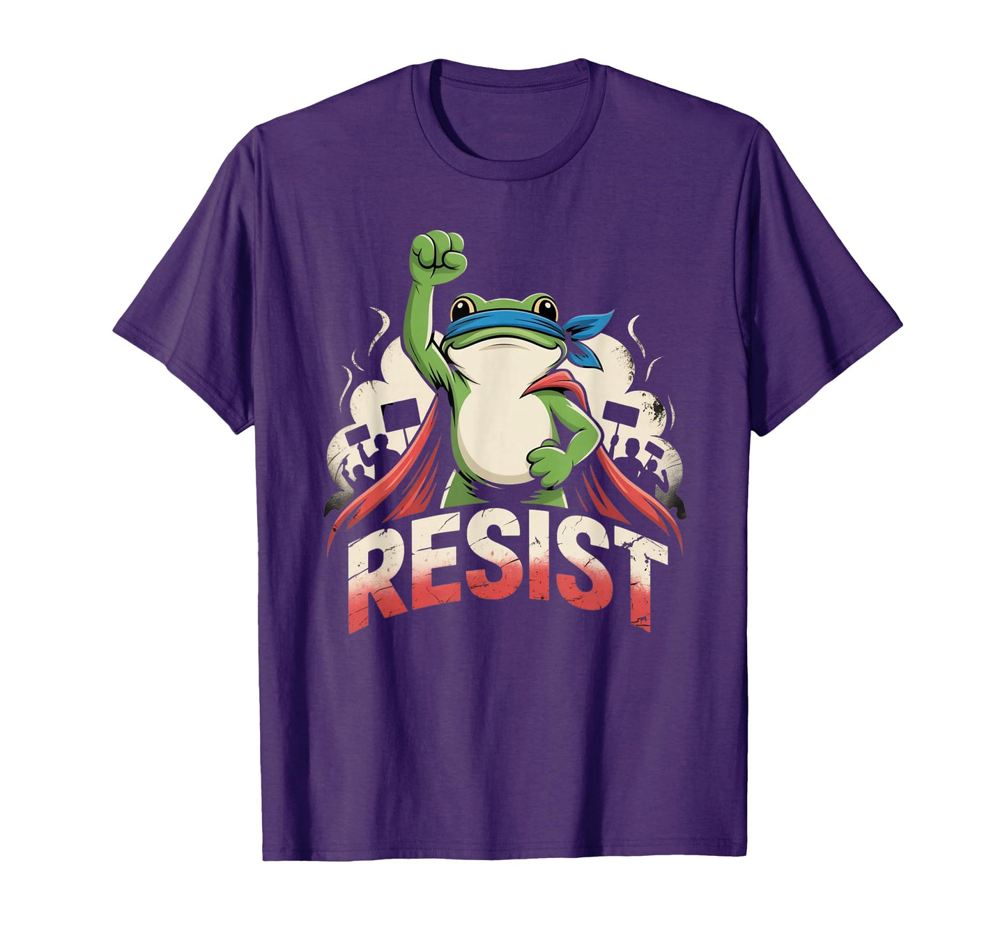 Funny Resist Frog Portland Political Frog Protest No Kings T-Shirt