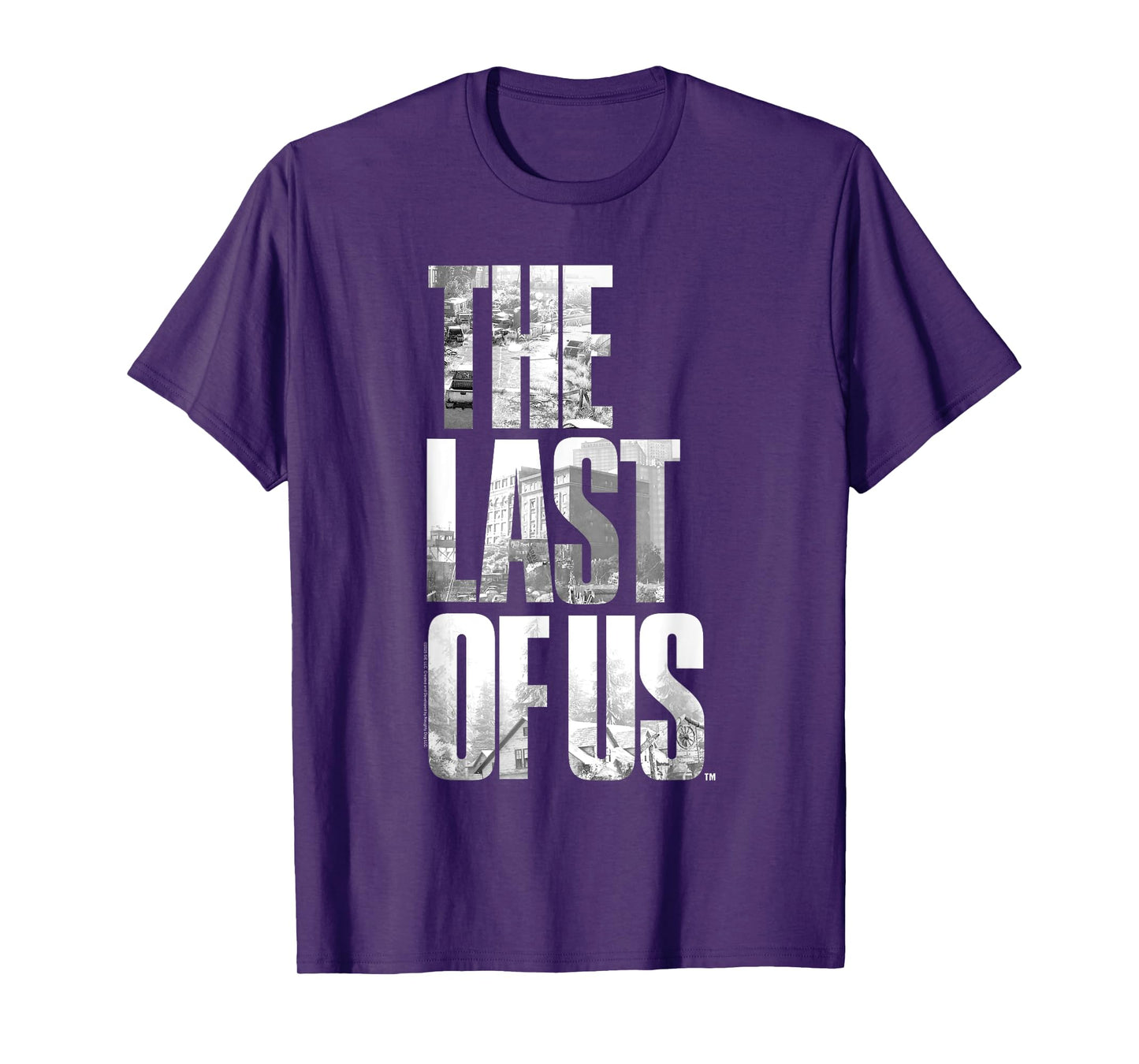 The Last of Us City View Logo Lettering Video Game T-Shirt