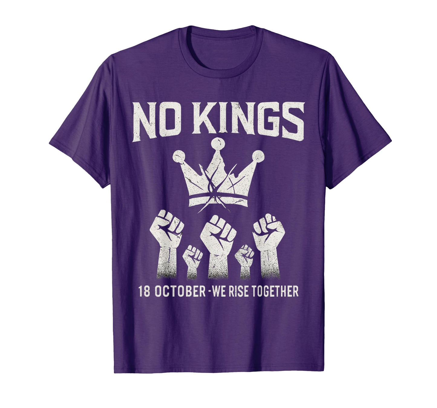 No Kings in America 18 October, Democracy, We The People Tee T-Shirt