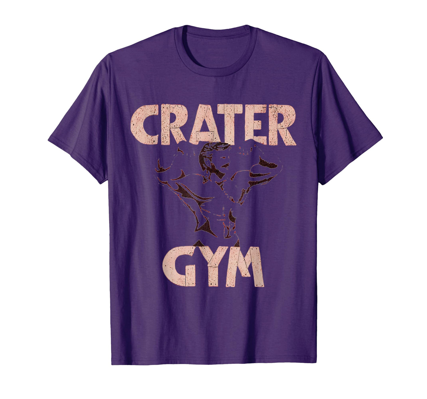 Funny Vintage Crater Gym T-Shirt