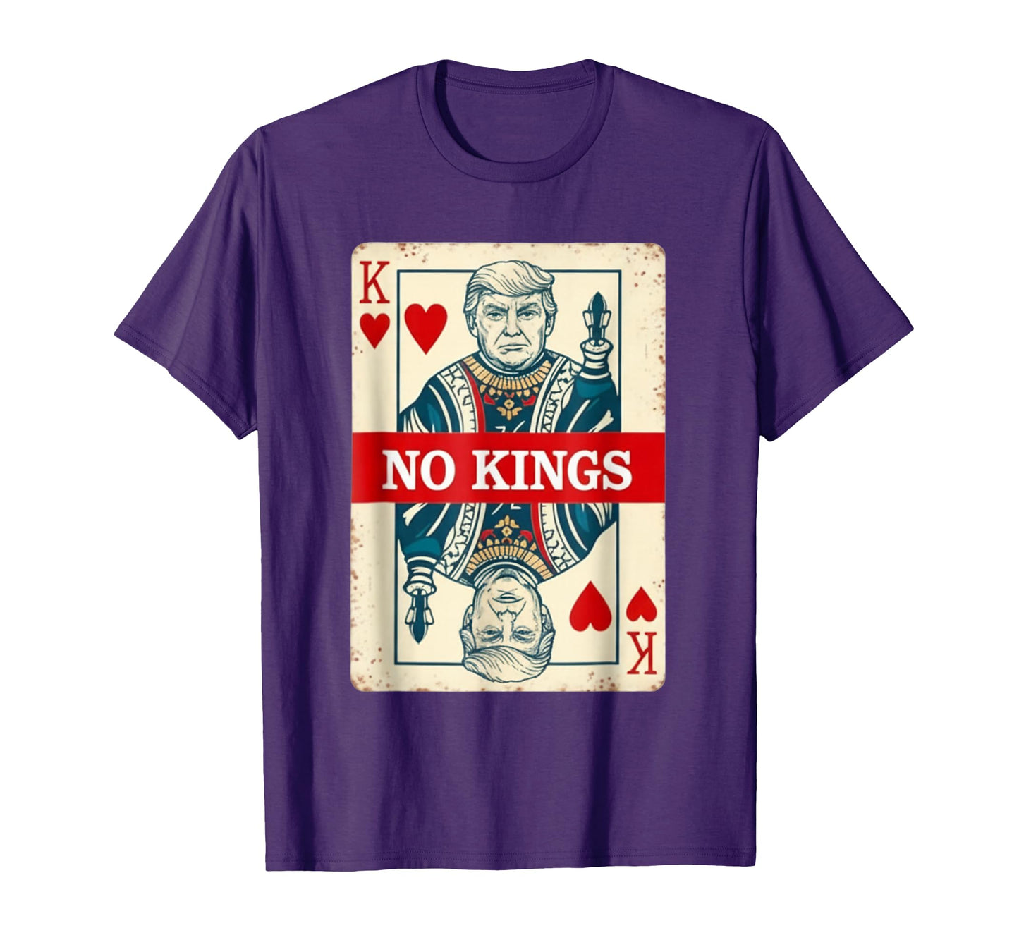 No Kings Playing Card for Political Supporters T-Shirt
