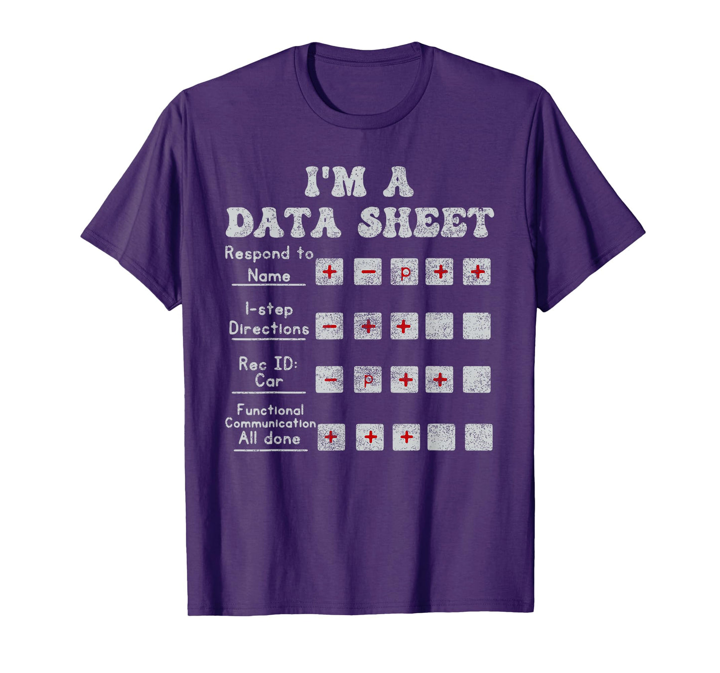 Funny ABA Halloween Costume Behavior Analyst Halloween Cost T-Shirt