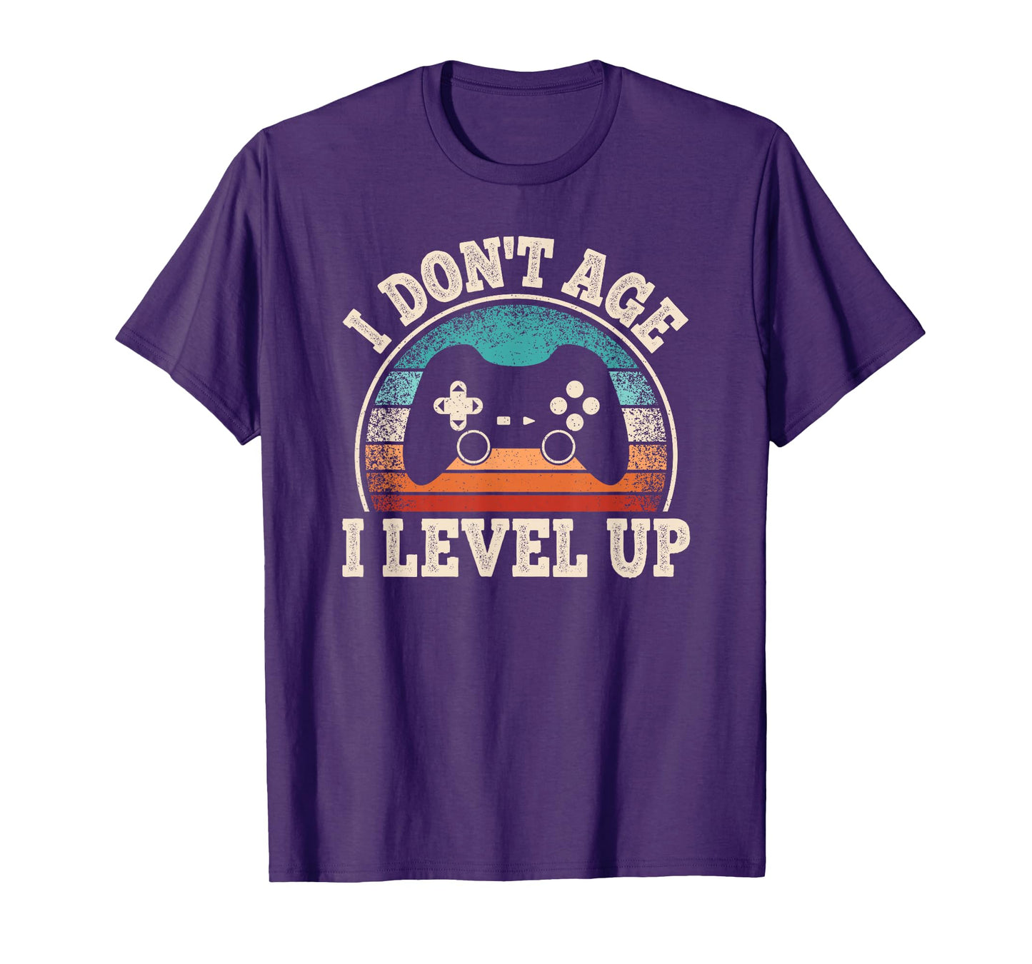 I Don't Age I Level Up Video Game Funny Gamer Birthday T-Shirt