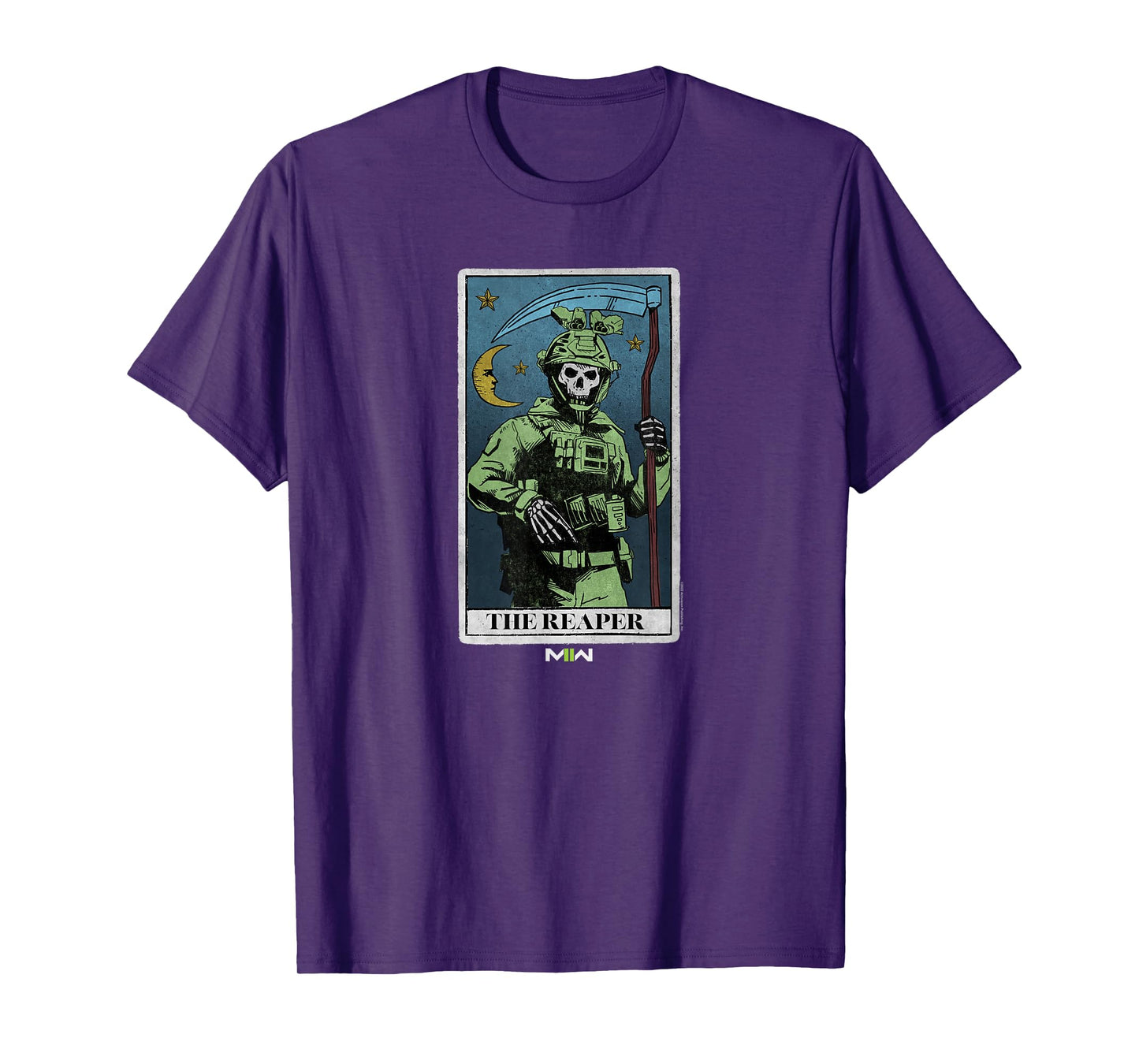 Call of Duty: Modern Warfare 2 The Reaper Retro Tarot Card T-Shirt