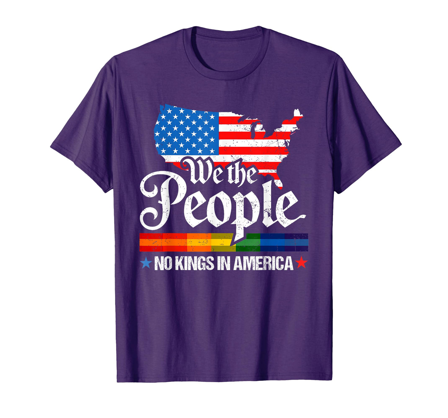 We The People No Kings in America Funny Political T-Shirt