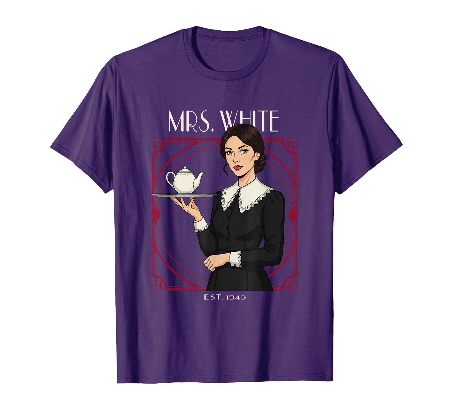 Mrs White - Clue Game T-Shirt