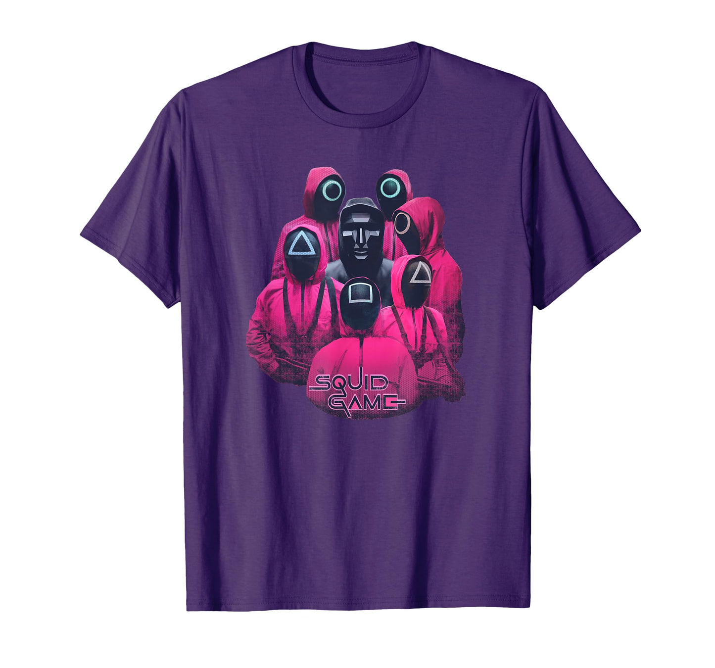 Squid Game Front Man And Guards Ring T-Shirt