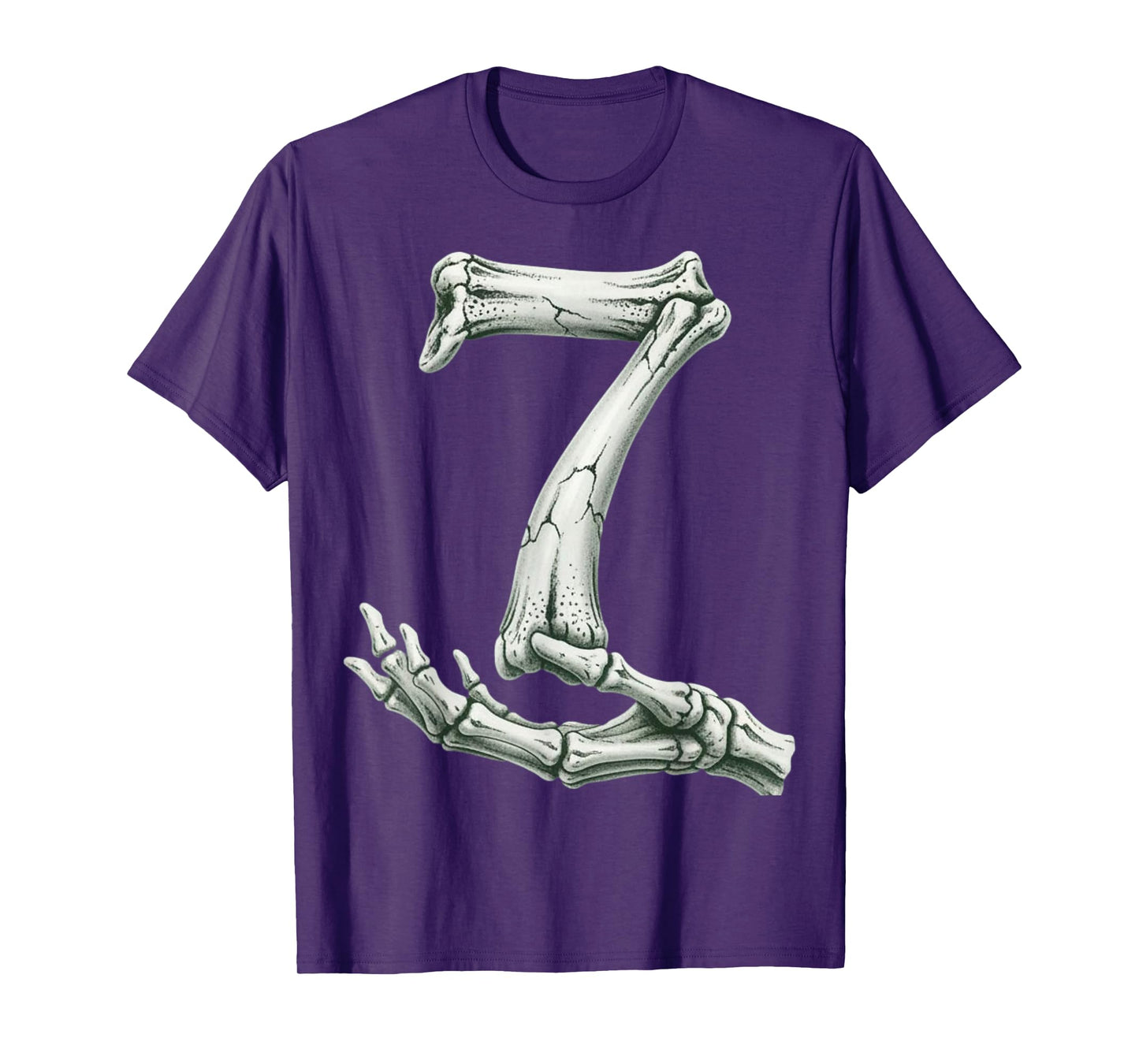 6 7 Halloween Skeleton Funny 67 Meme Gen Alpha Six Seven 7 T-Shirt