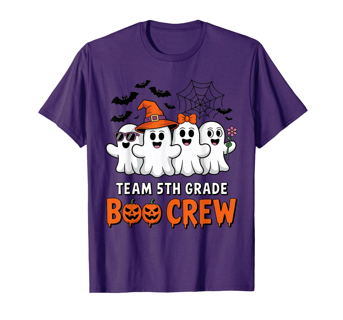 Team 5th Grade Boo Crew Halloween Teacher Student Costume T-Shirt