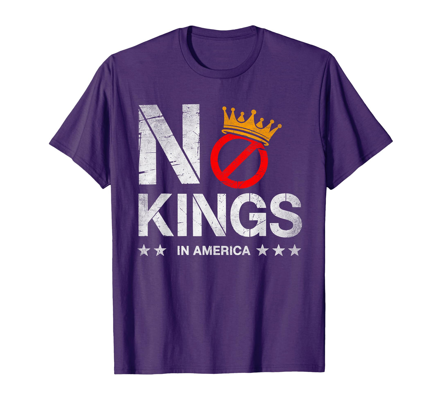 No Kings In America Patriotic Pro-Democracy Protest June 14 T-Shirt