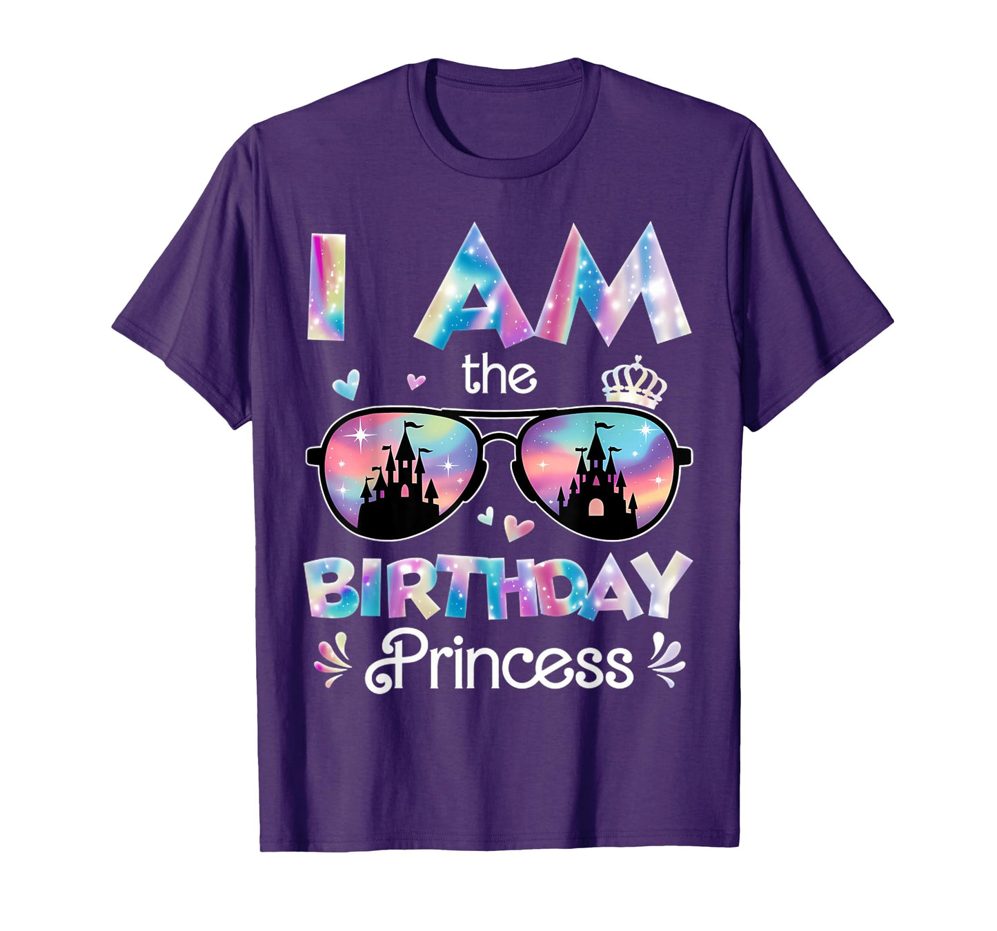 I Am The Birthday Princess Castle Sunglasses T-Shirt