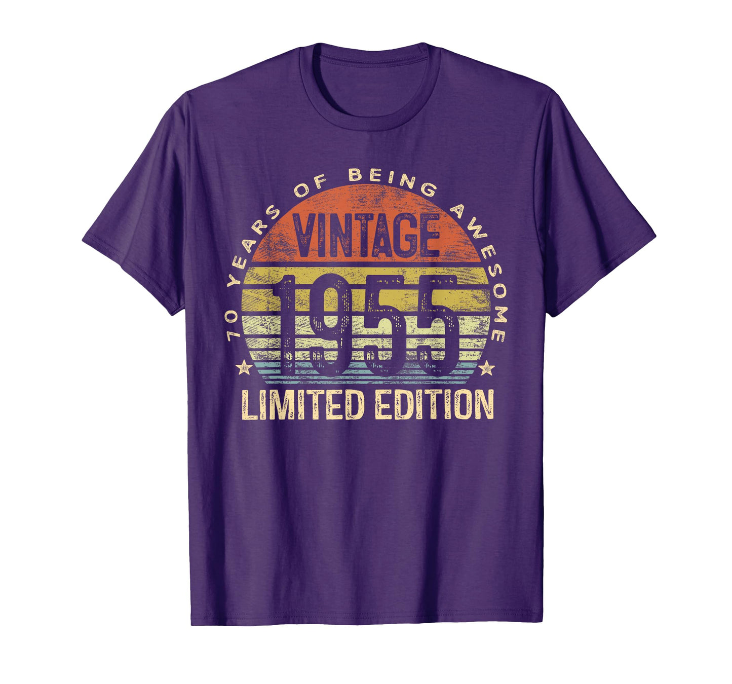 Vintage 1955 Limited Edition 70-Year-Old Gifts 70th Birthday T-Shirt