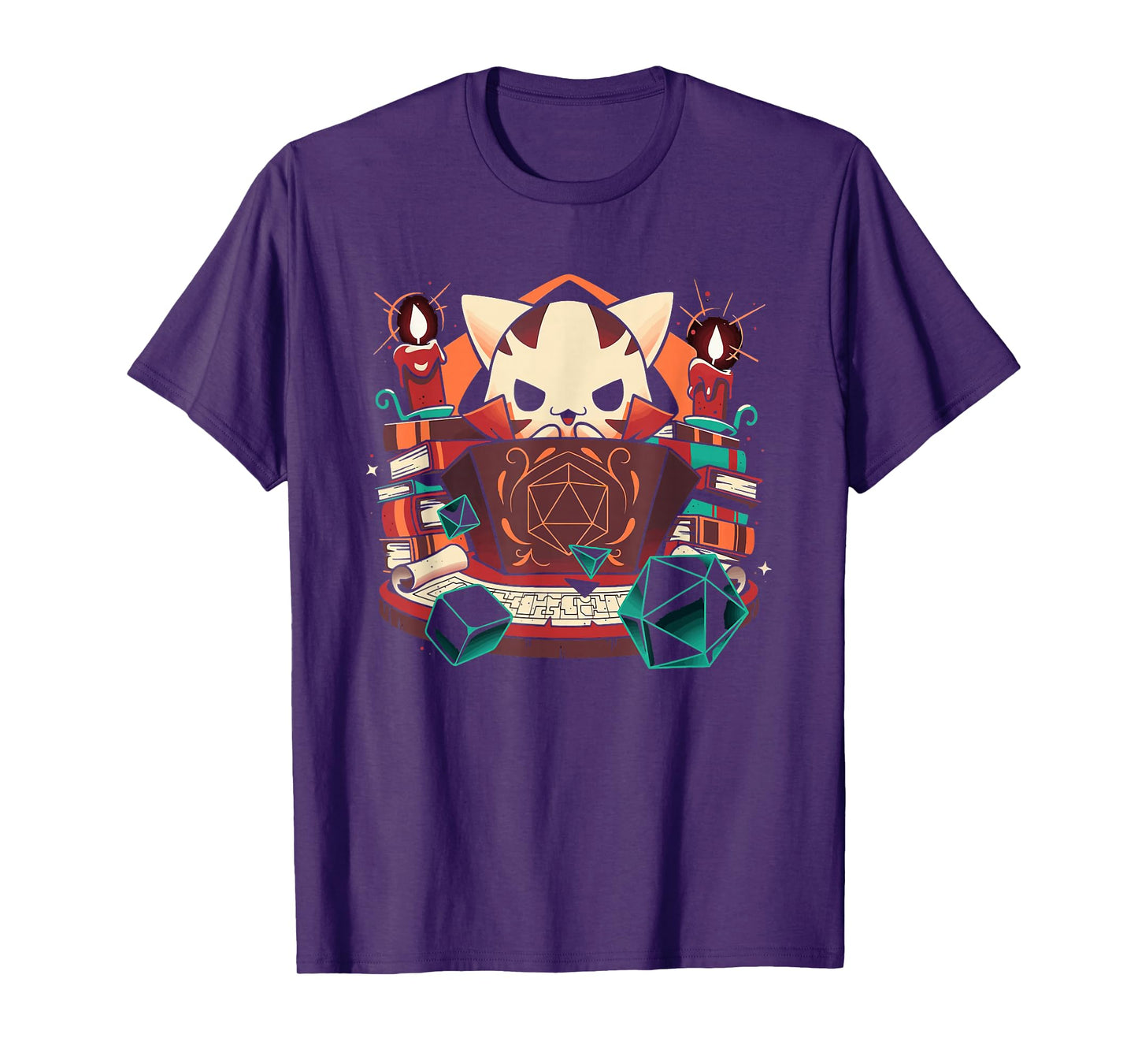 Dungeon and cats Tabletop Gaming Role Player T-Shirt