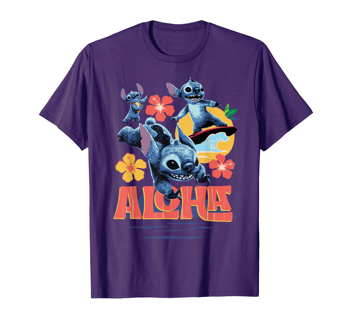 Disney Lilo & Stitch Live-Action Movie Tropical Aloha Stitch T-Shirt