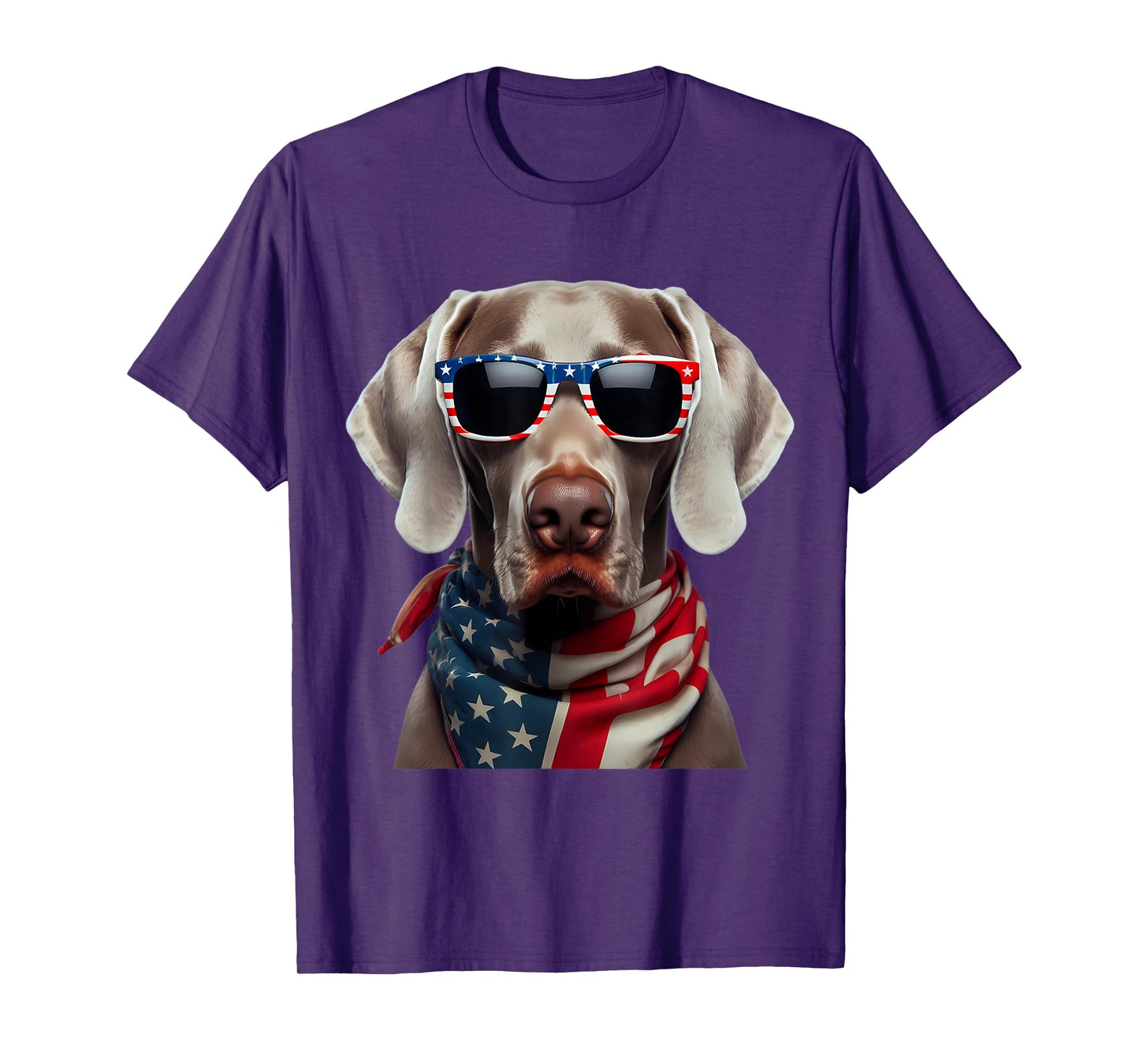 American Weimaraner Dog 4th Of July Incependence Day Owner T-Shirt