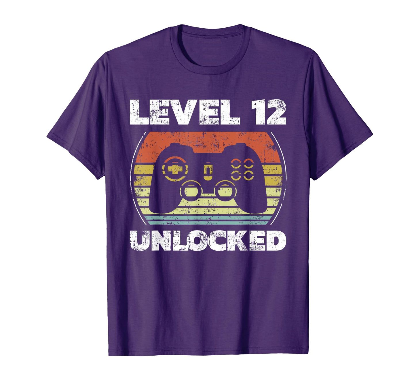 Level 12 Unlocked Funny Video Gamer 12th Birthday T-Shirt
