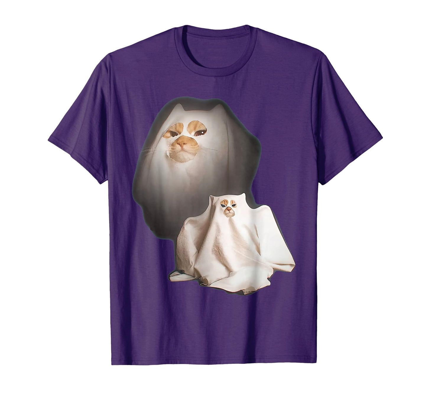 Ghost Cat Meme Halloween T-Shirt