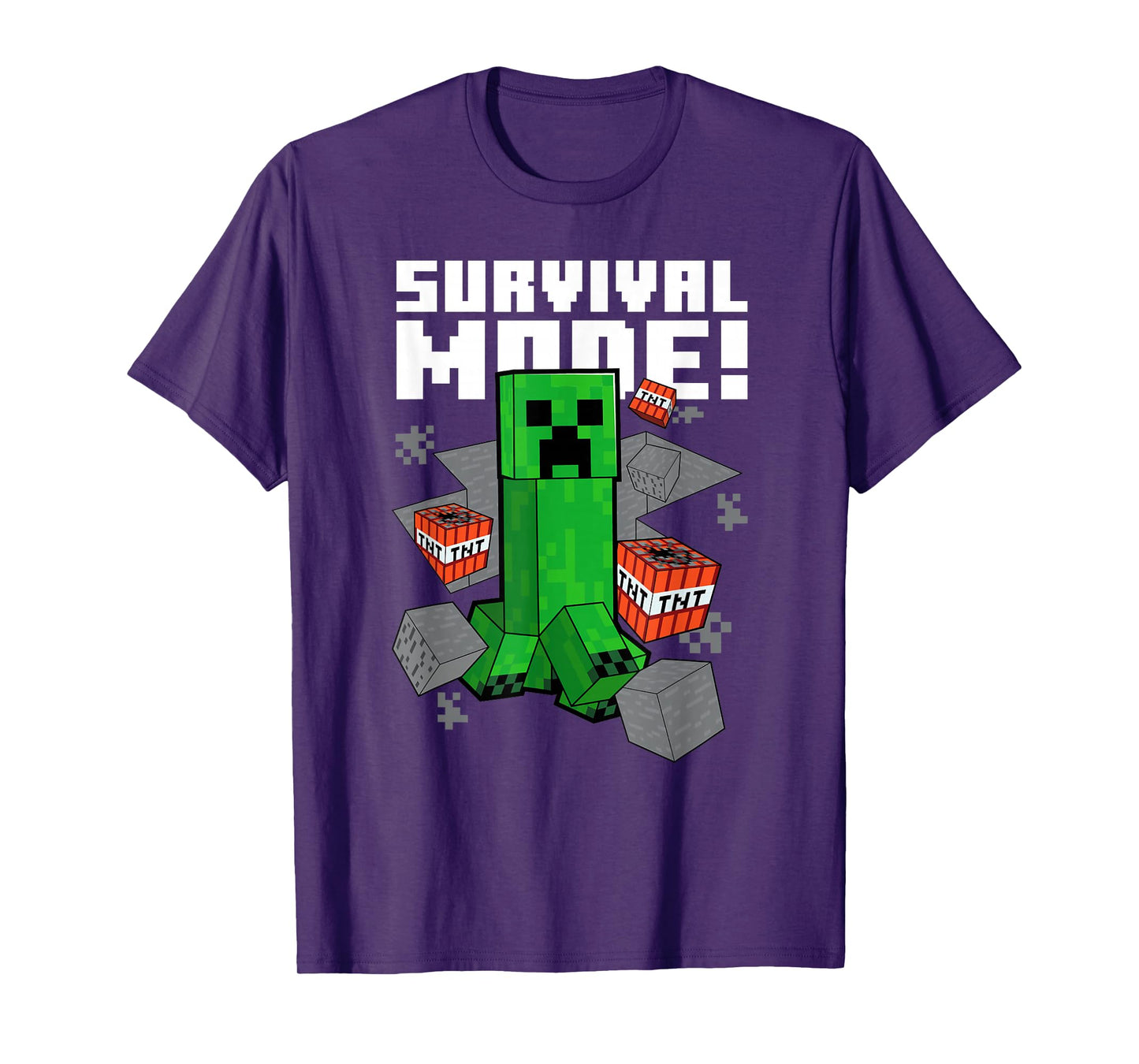 Minecraft Survival Mode Creeper Explosion T-Shirt