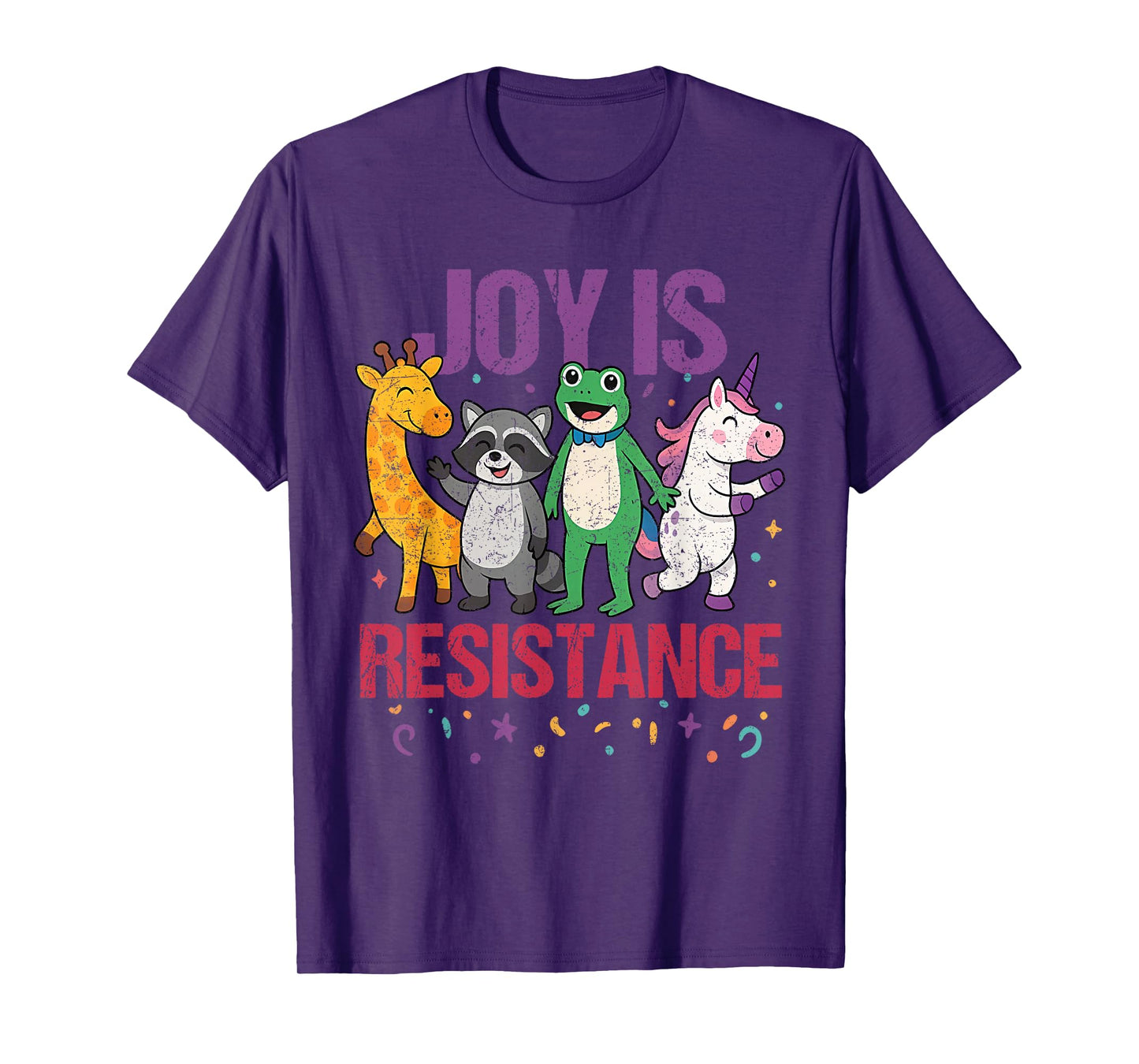 Joy is Resistance - Portland Frog Protest T-Shirt
