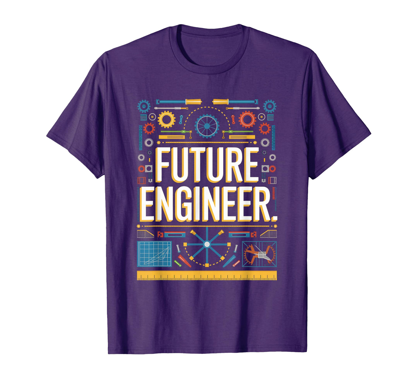 Future Engineer Graduation School Kids Toddler Women Men T-Shirt
