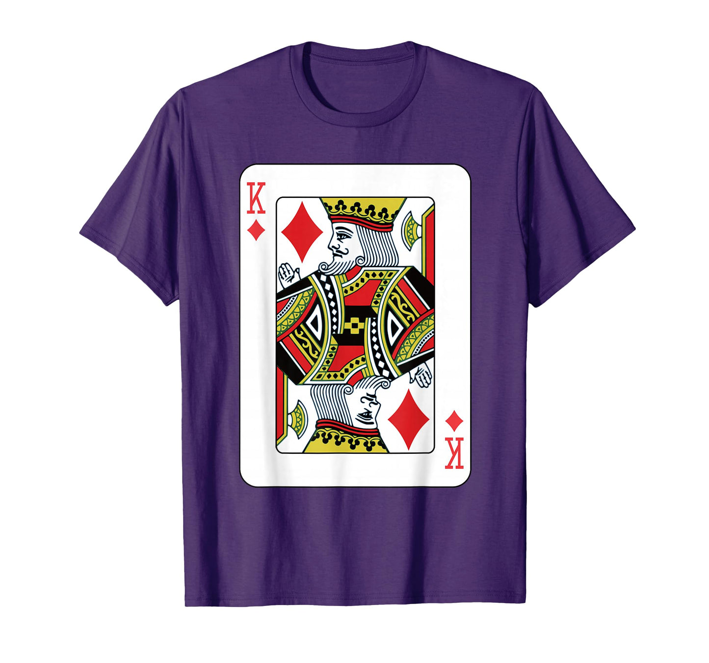 King of Diamonds Playing Card Poker T-Shirt